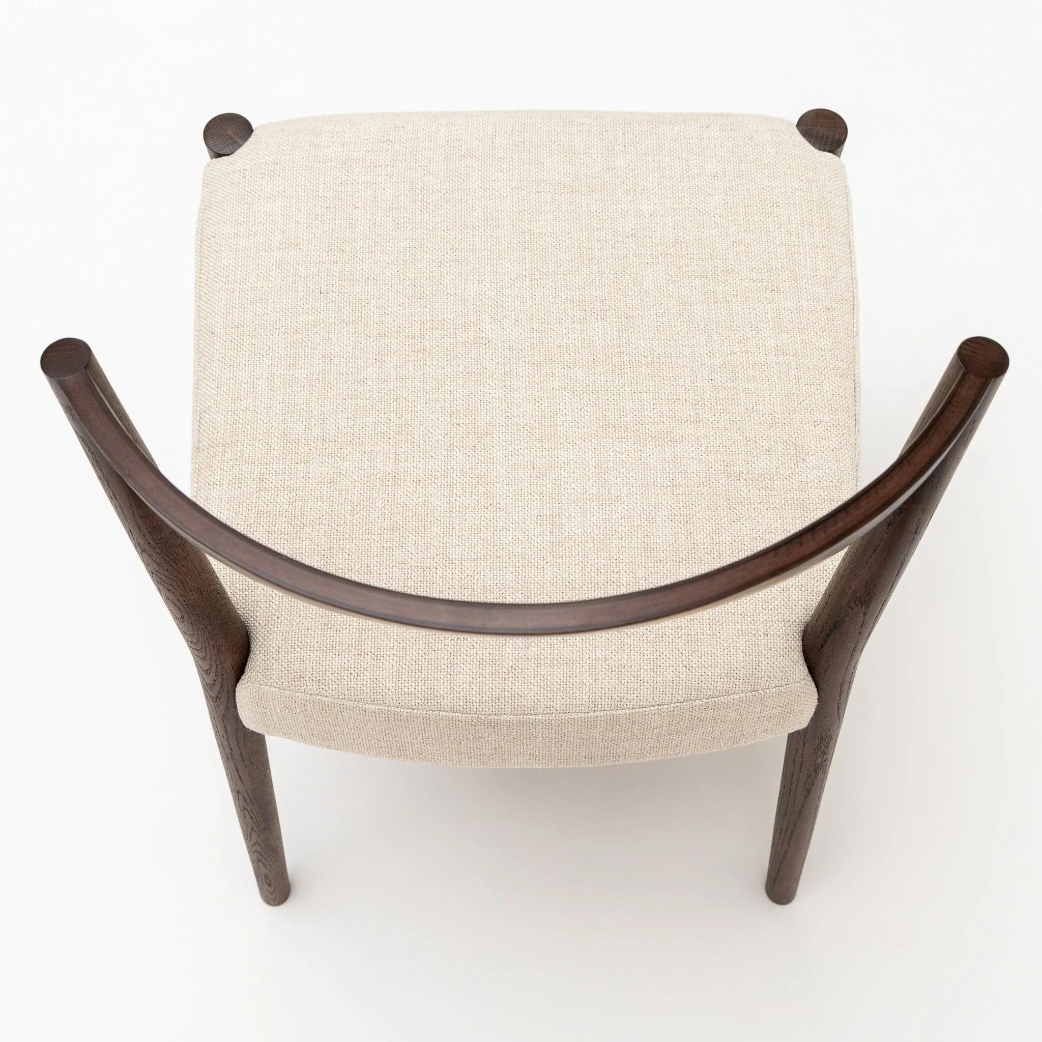 Ronda Chair - Espresso Oak & Oatmeal - Image 14