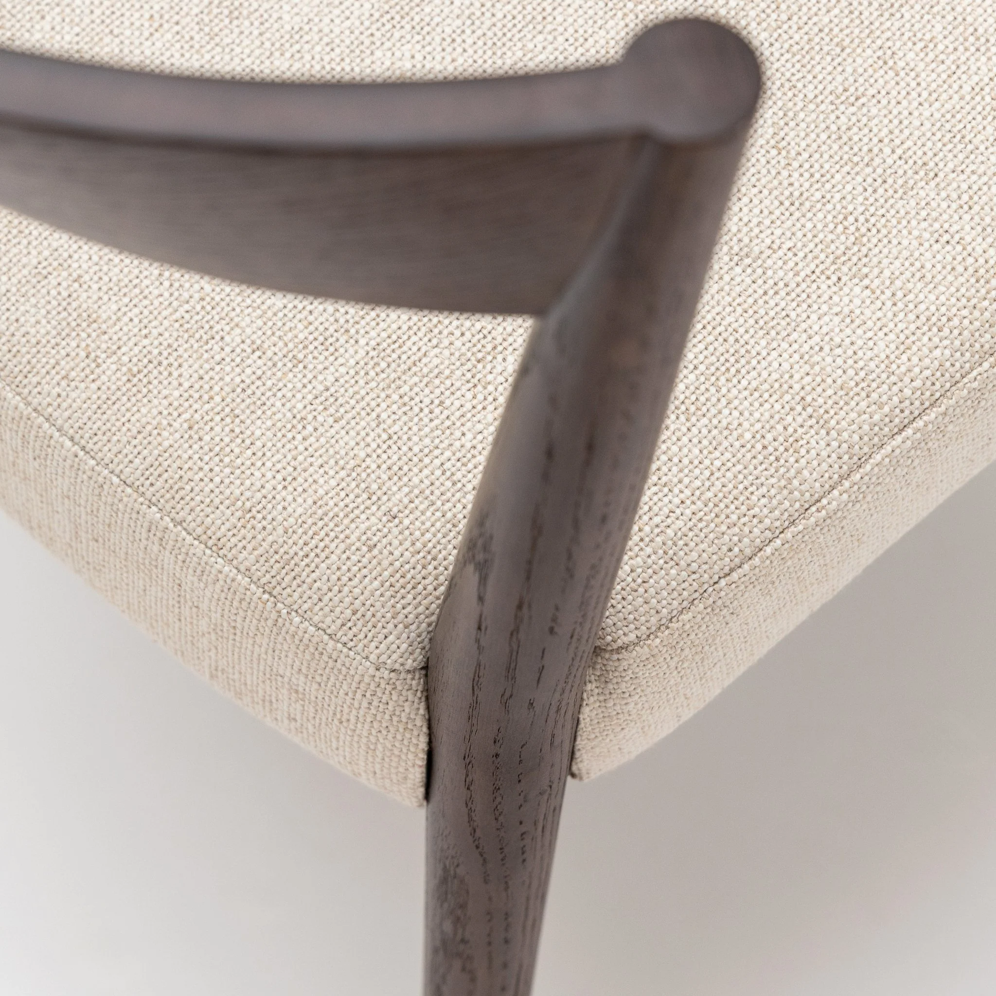Ronda Chair - Espresso Oak & Oatmeal - Image 15