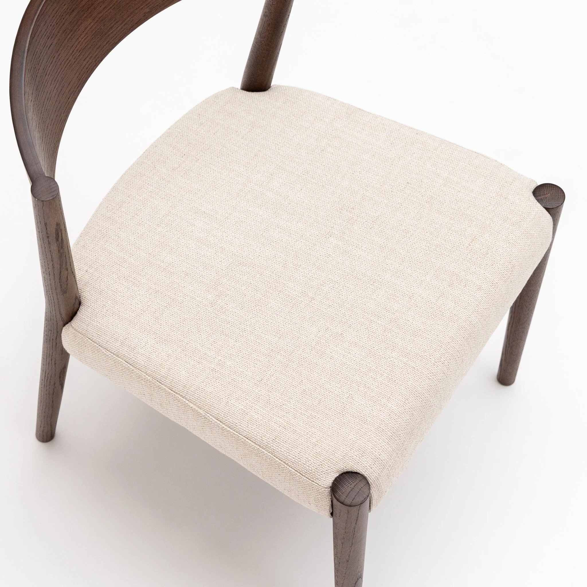 Ronda Chair - Espresso Oak & Oatmeal - Image 17