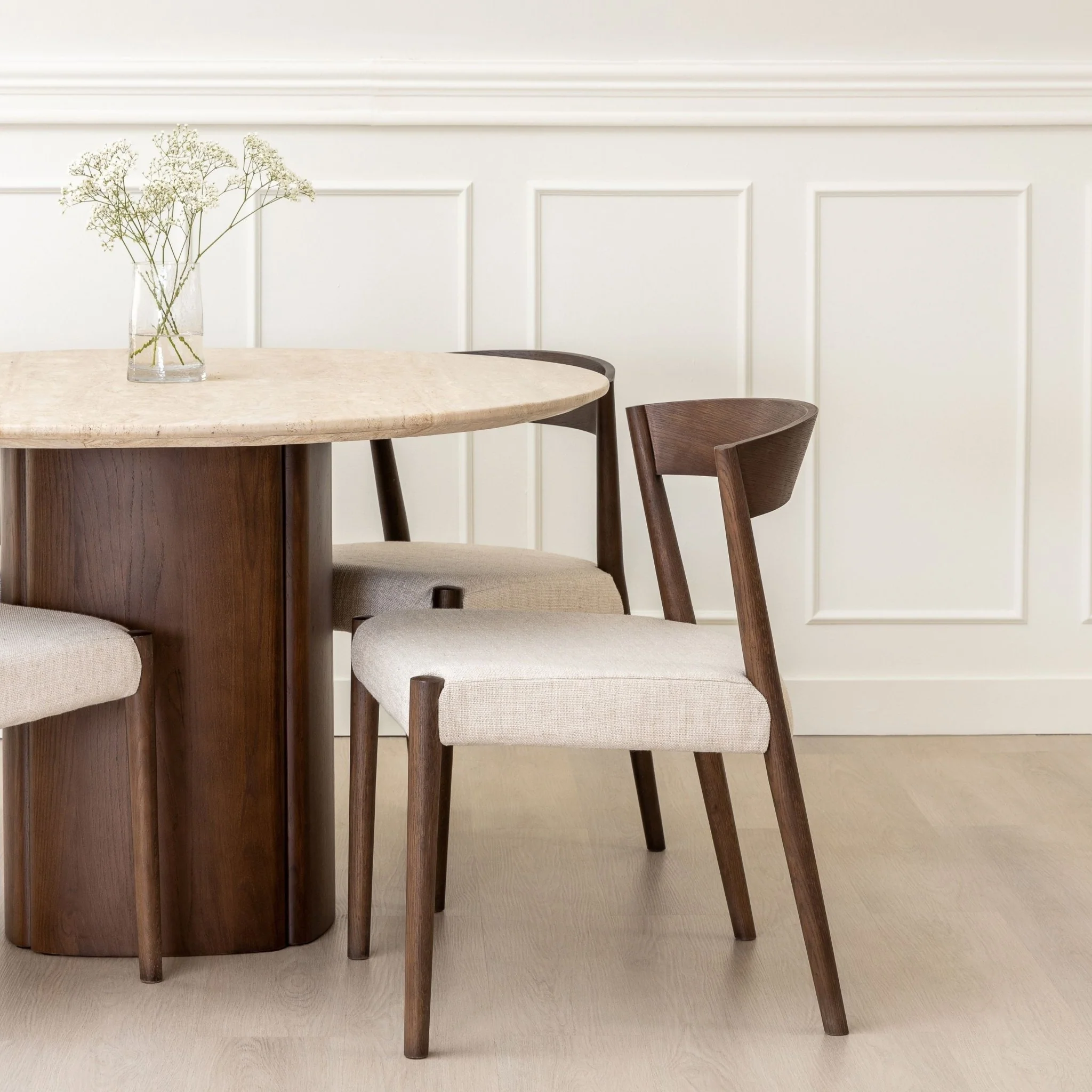 Ronda Chair - Espresso Oak & Oatmeal - Image 18