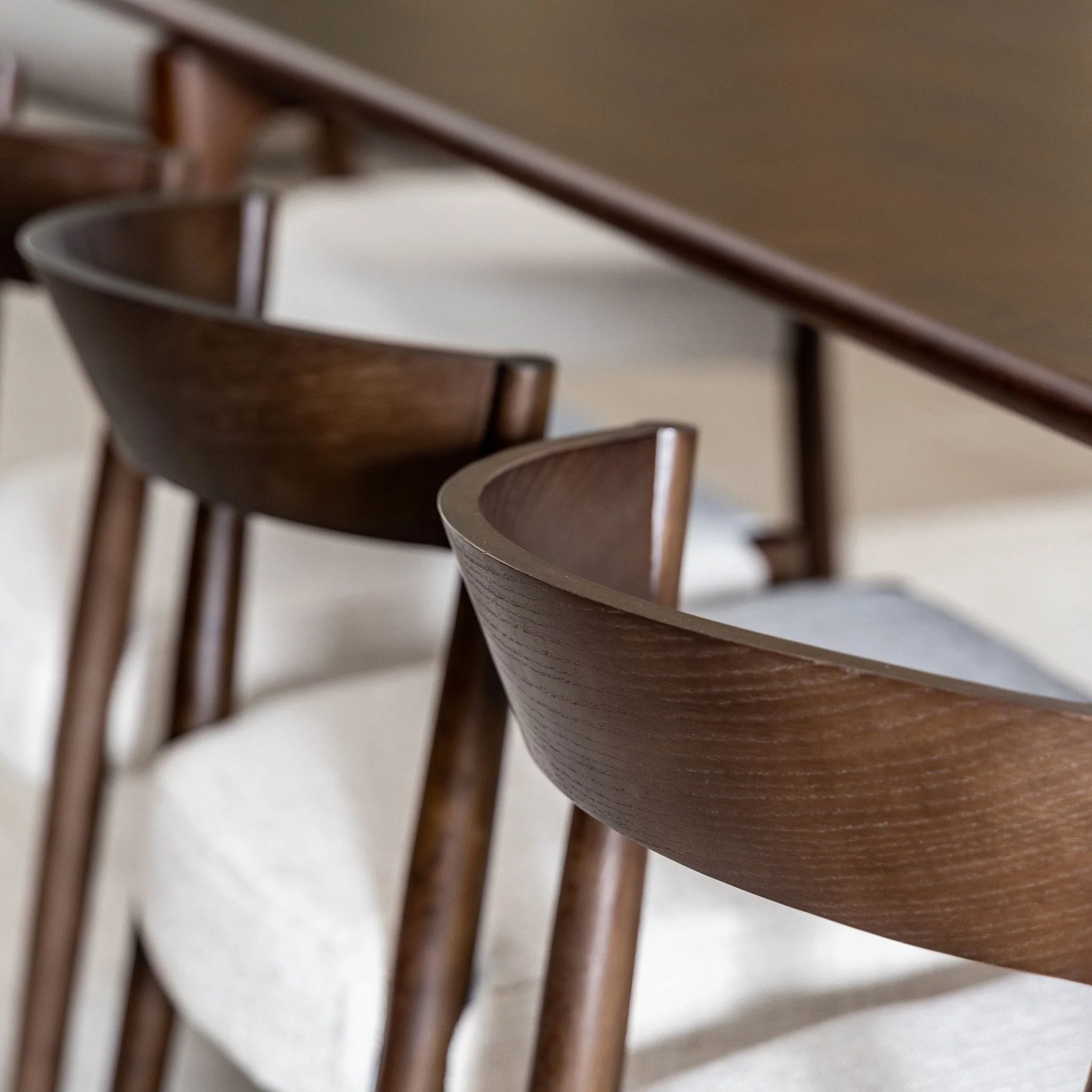 Ronda Chair - Espresso Oak & Oatmeal - Image 5