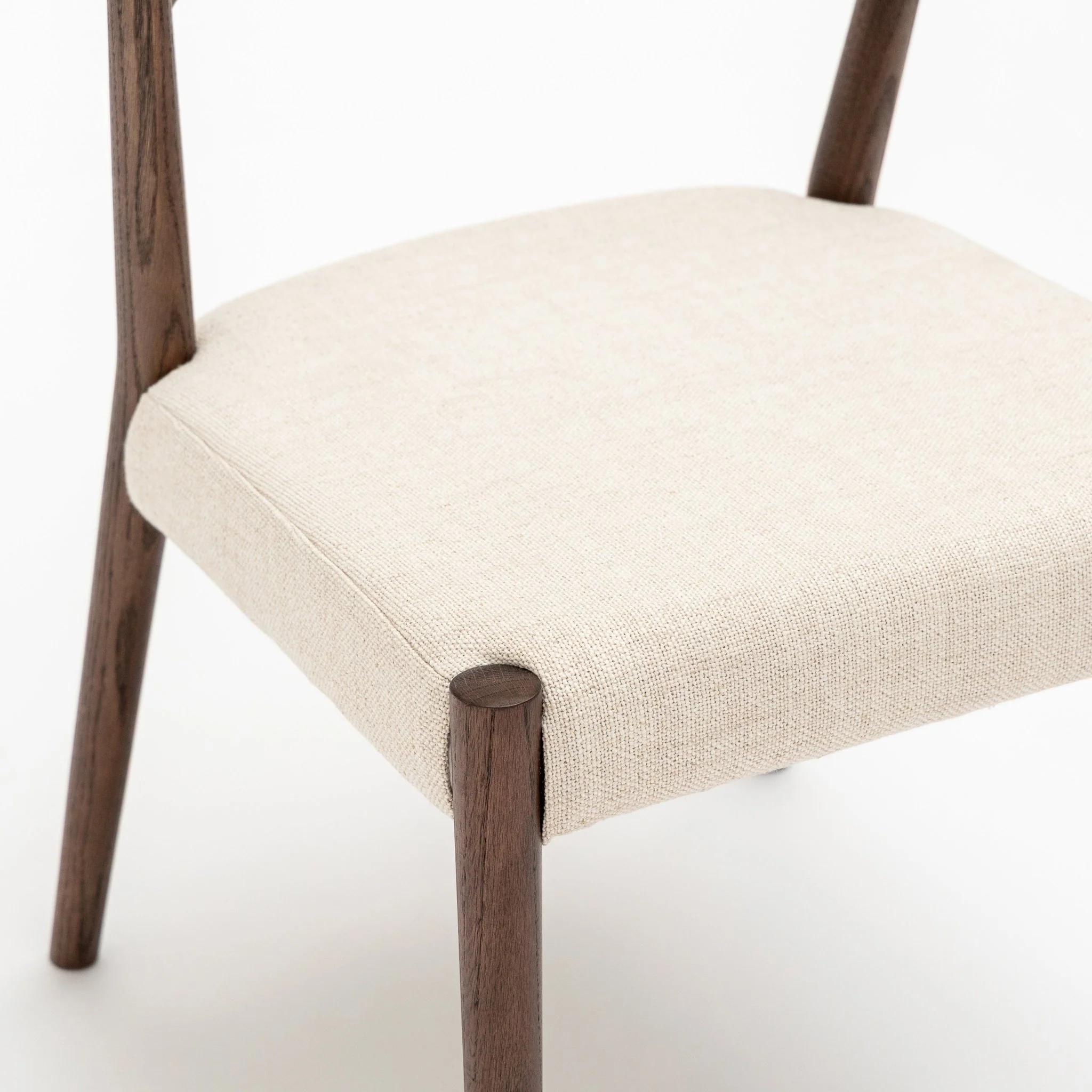 Ronda Chair - Espresso Oak & Oatmeal - Image 7