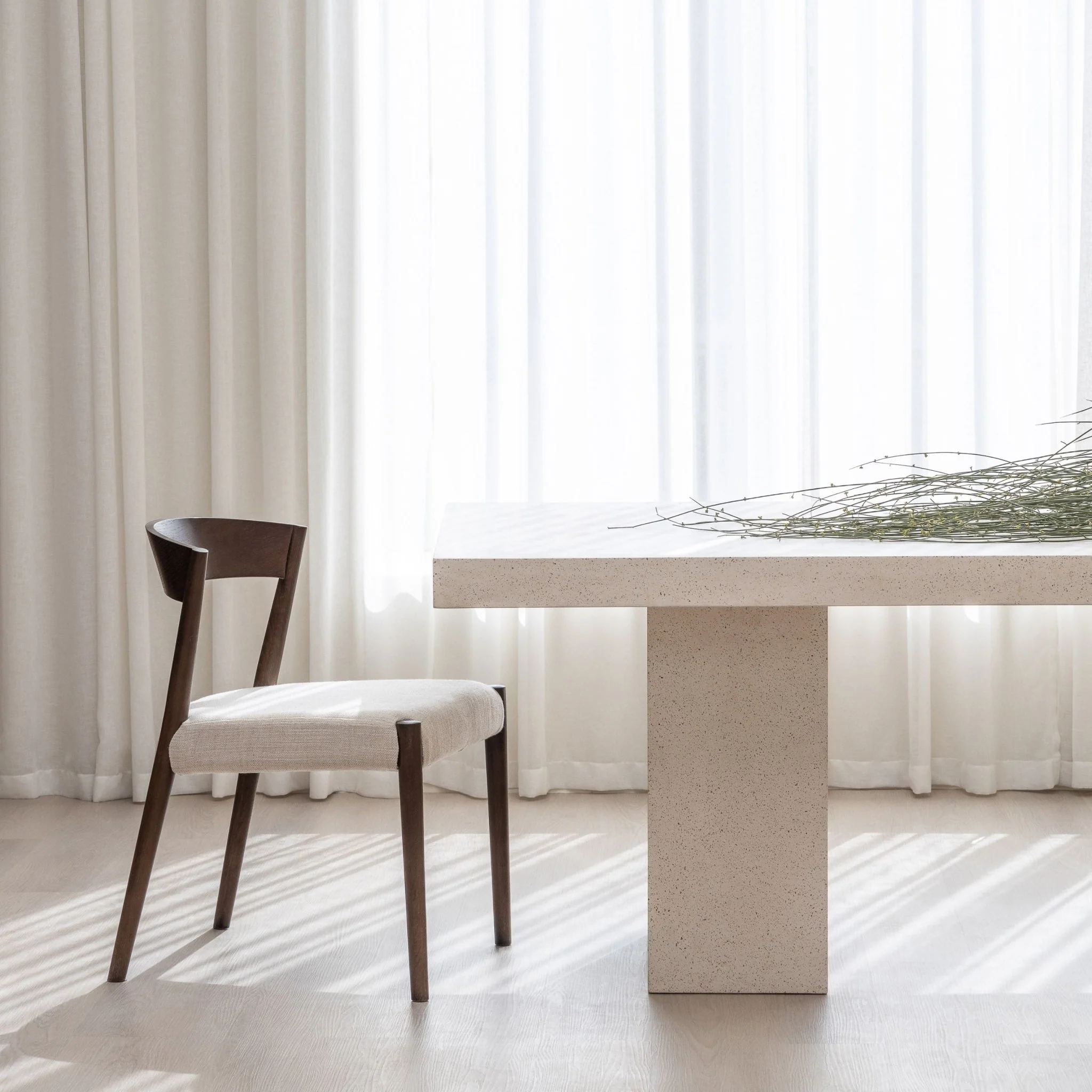 Ronda Chair - Espresso Oak & Oatmeal - Image 8