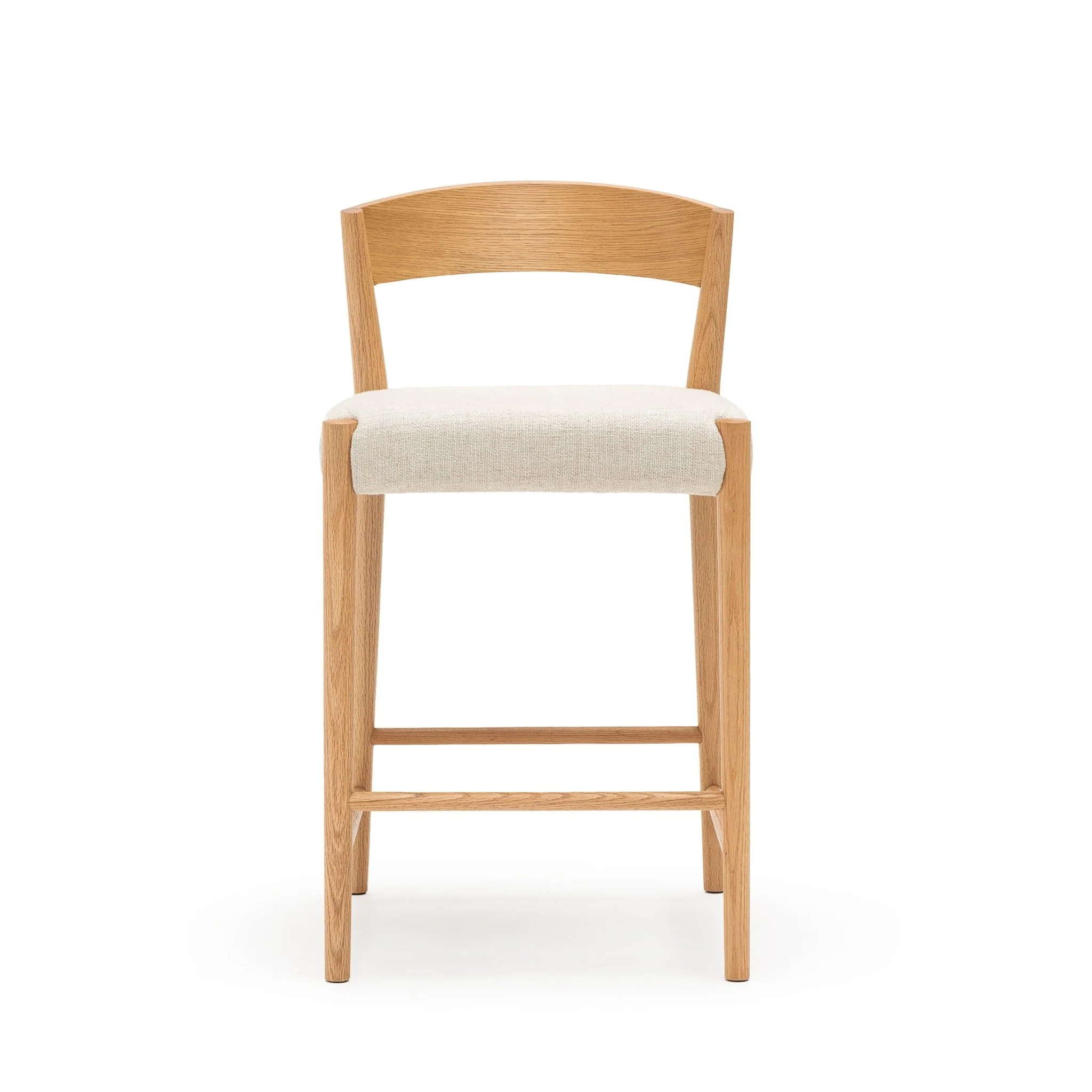 Ronda Counter Chair - Light Oak & Oatmeal - Image 2