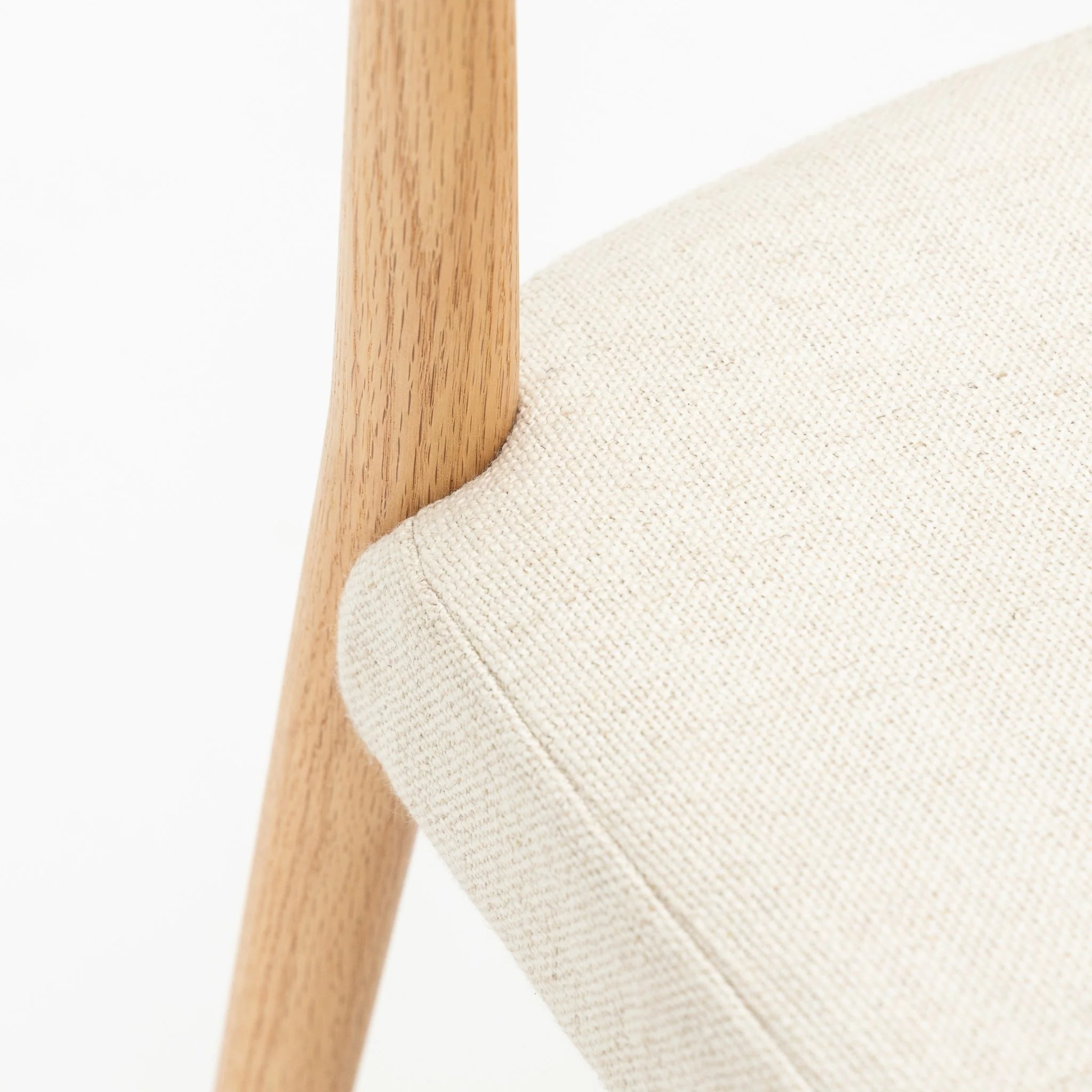Ronda Counter Chair - Light Oak & Oatmeal - Image 5
