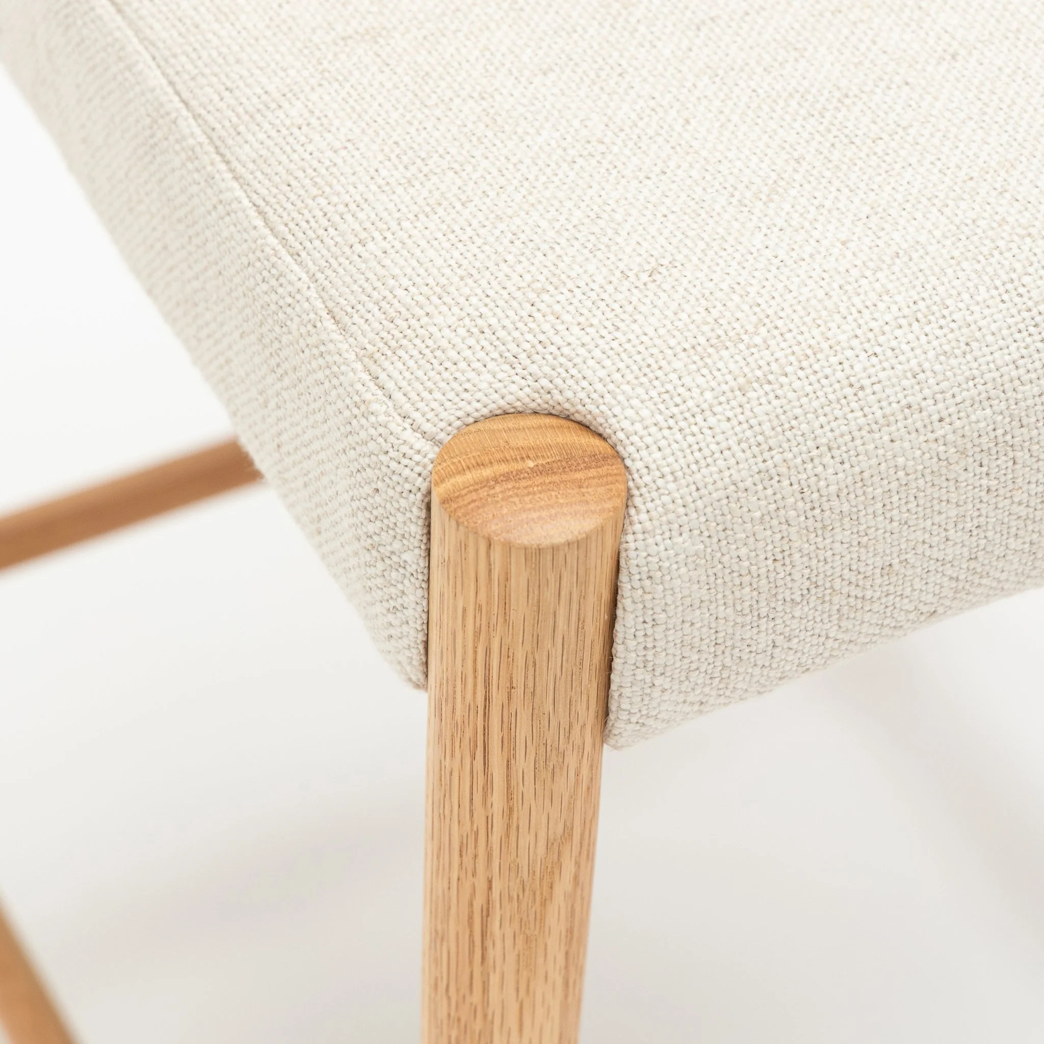 Ronda Counter Chair - Light Oak & Oatmeal - Image 6
