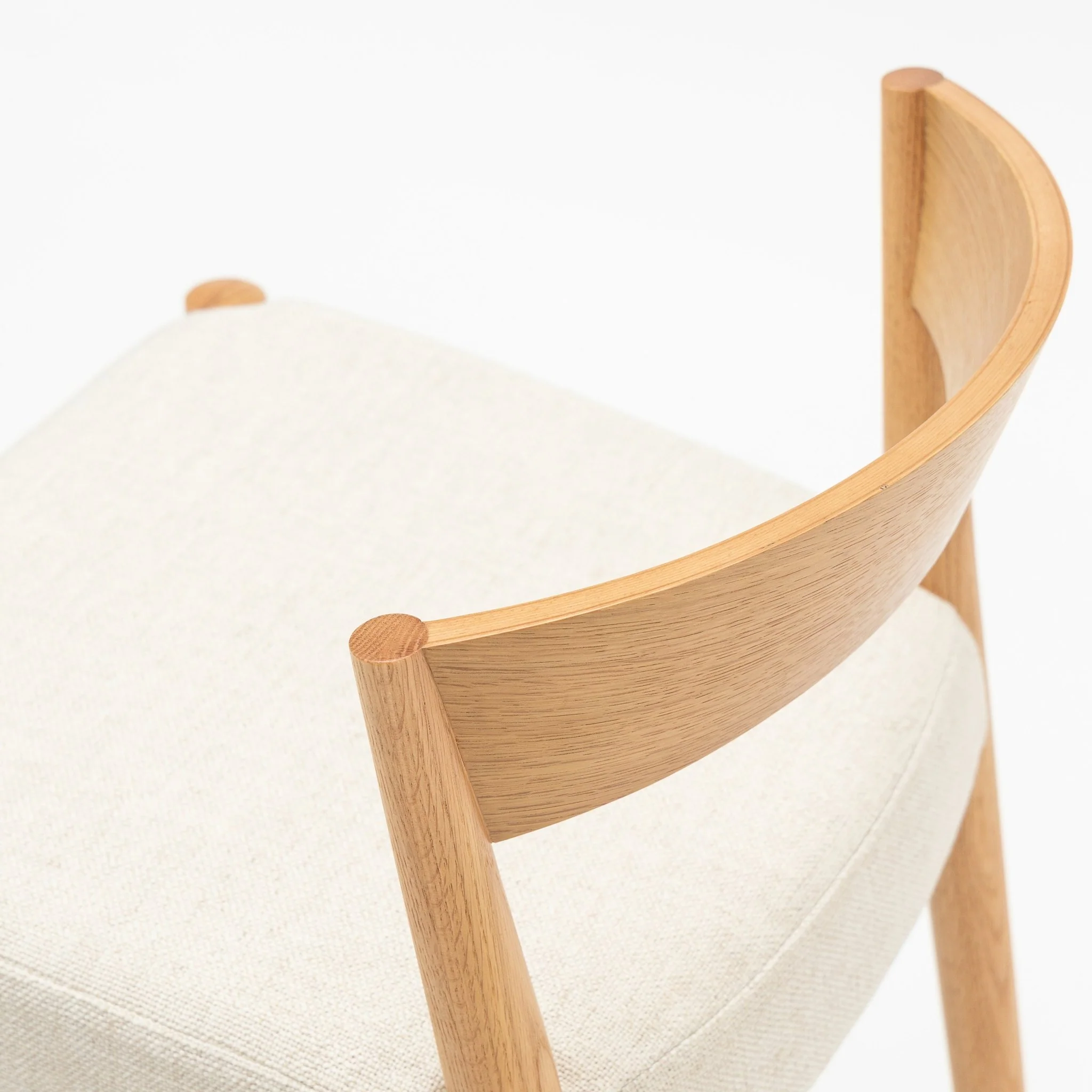 Ronda Counter Chair - Light Oak & Oatmeal - Image 7