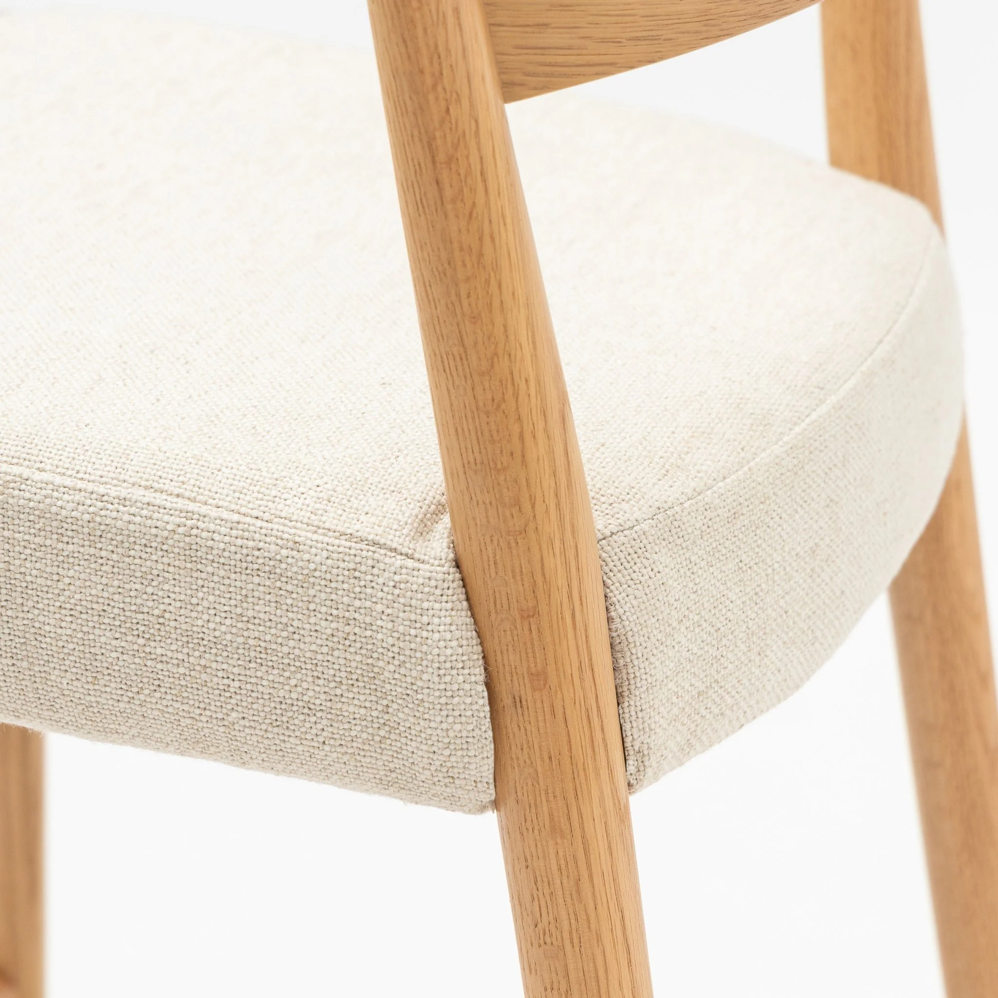 Ronda Counter Chair - Light Oak & Oatmeal - Image 8