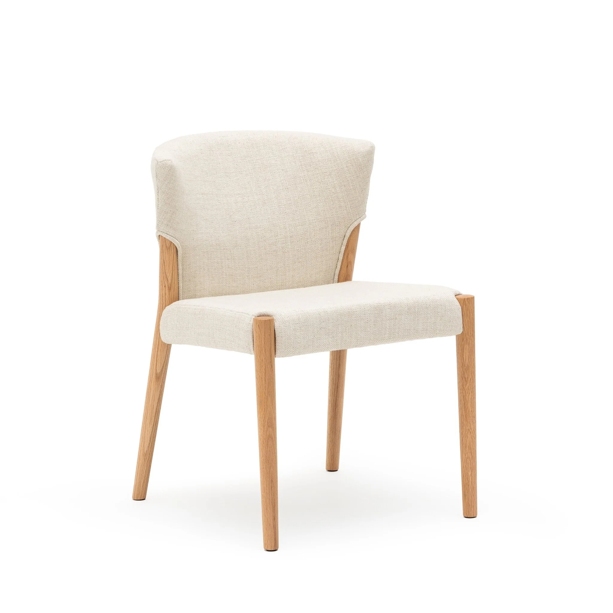 Ronda Dining Chair - Light Oak & Oatmeal