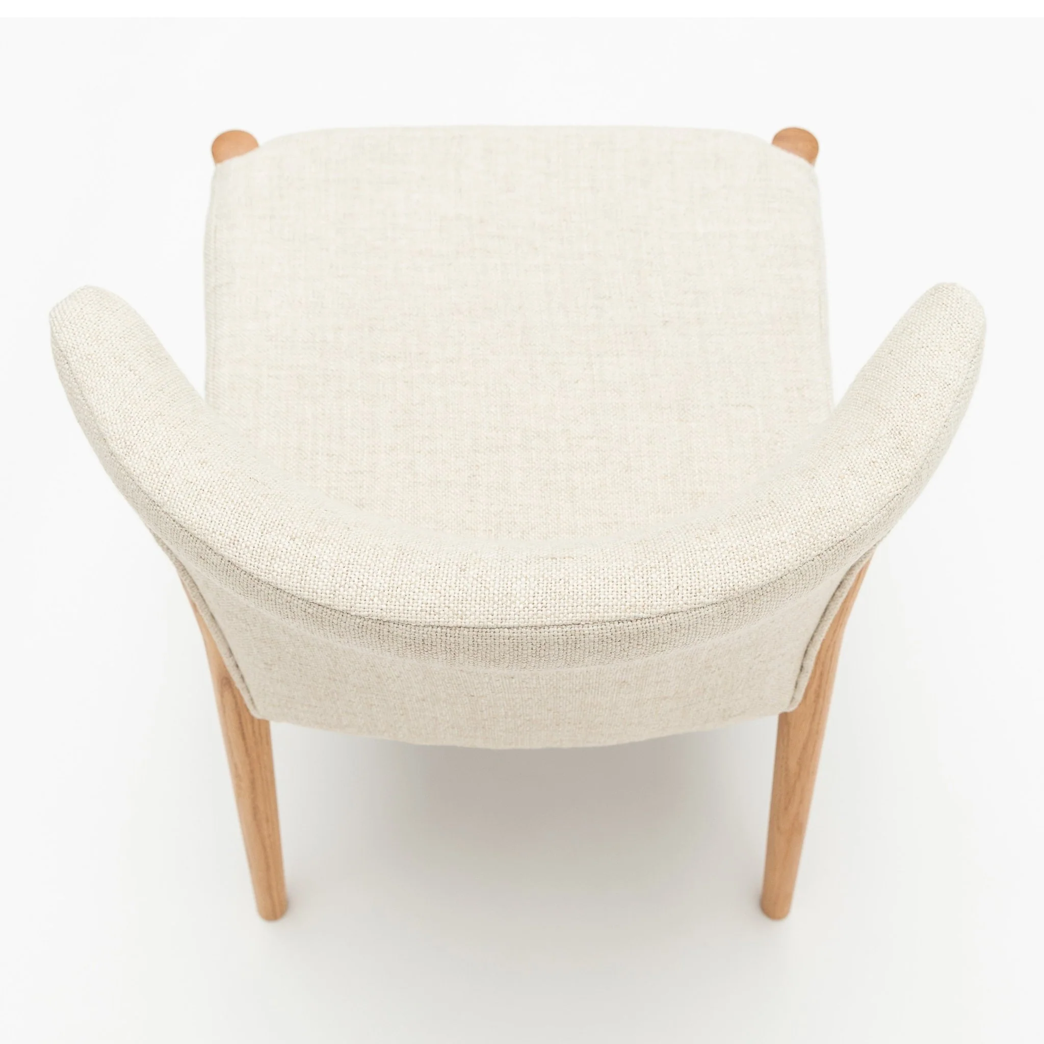 Ronda Dining Chair - Light Oak & Oatmeal - Image 10