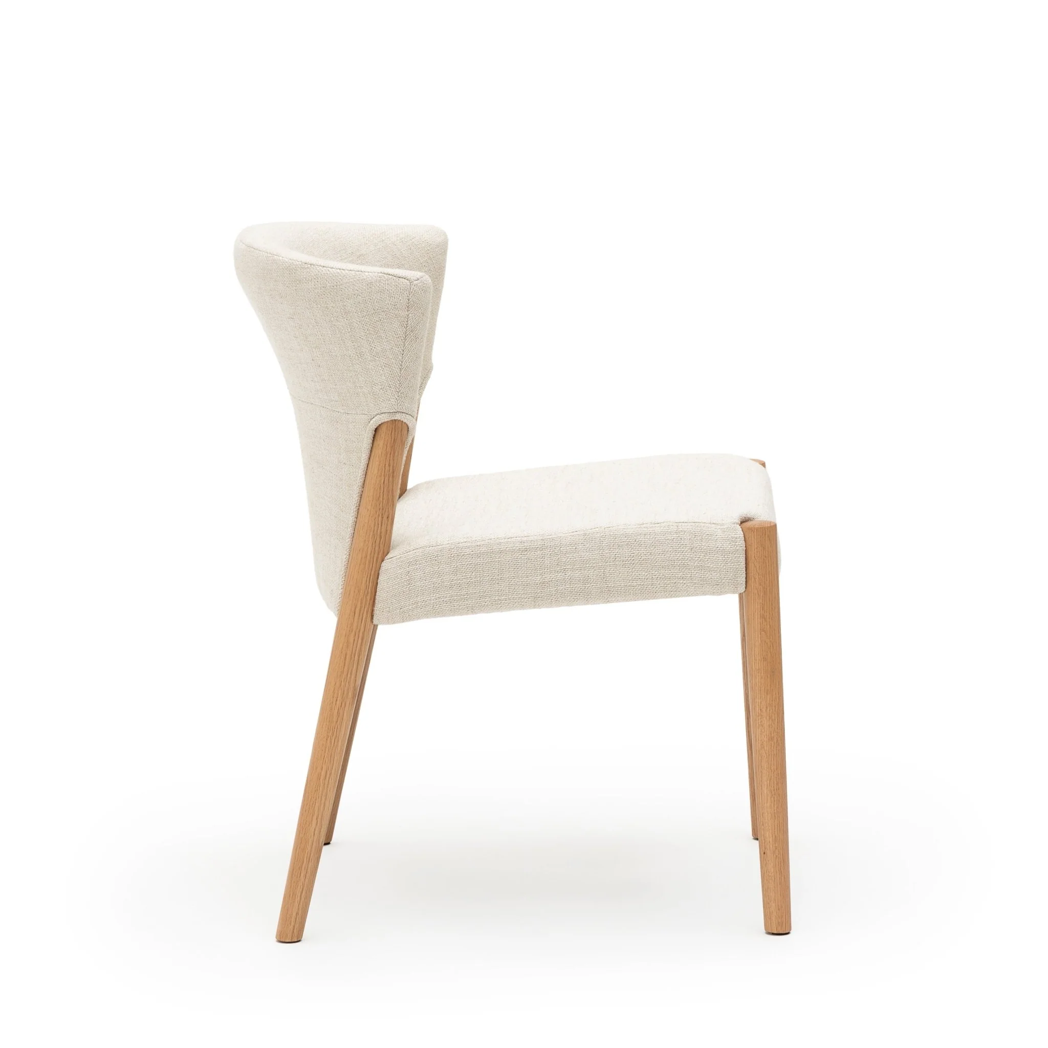Ronda Dining Chair - Light Oak & Oatmeal - Image 3