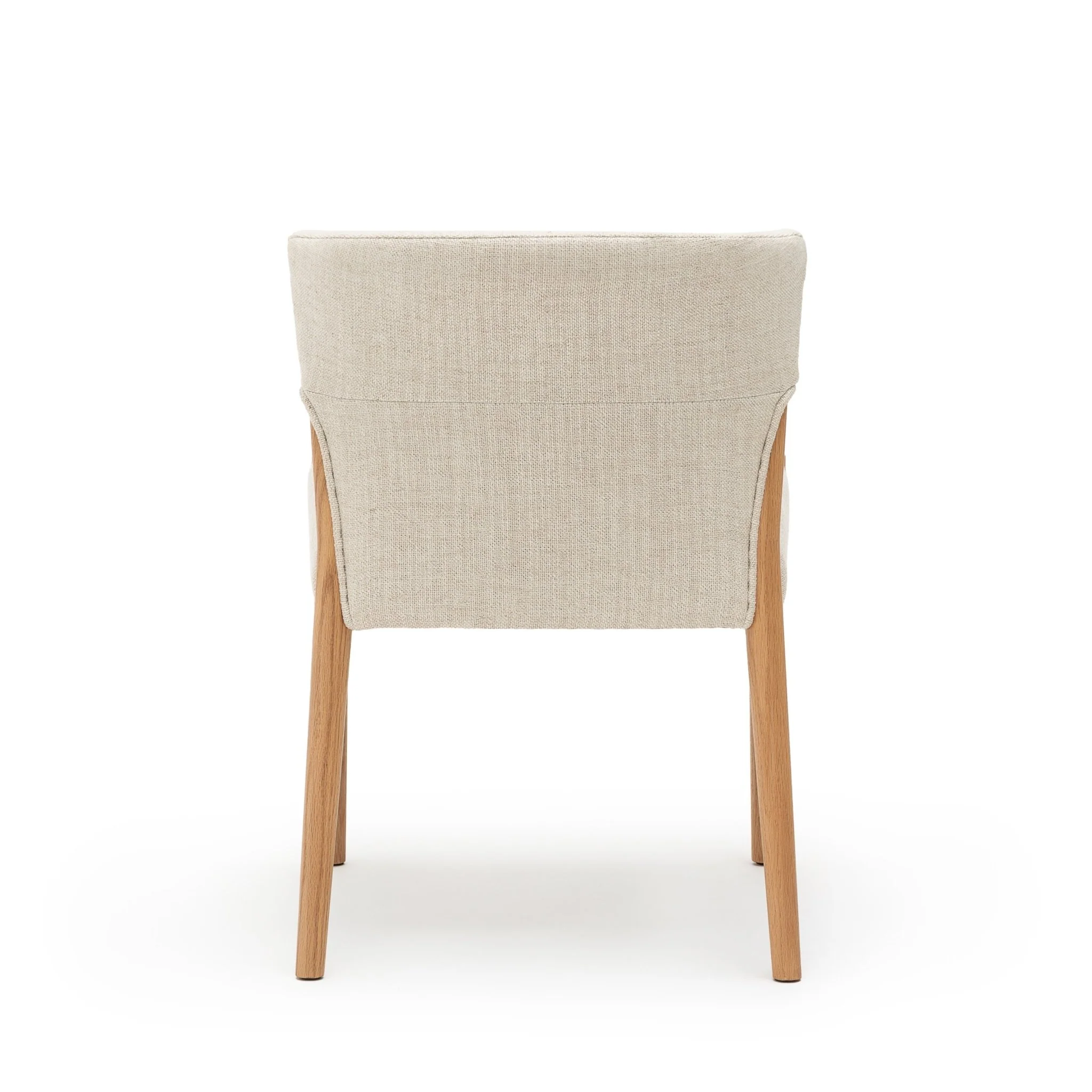 Ronda Dining Chair - Light Oak & Oatmeal - Image 4