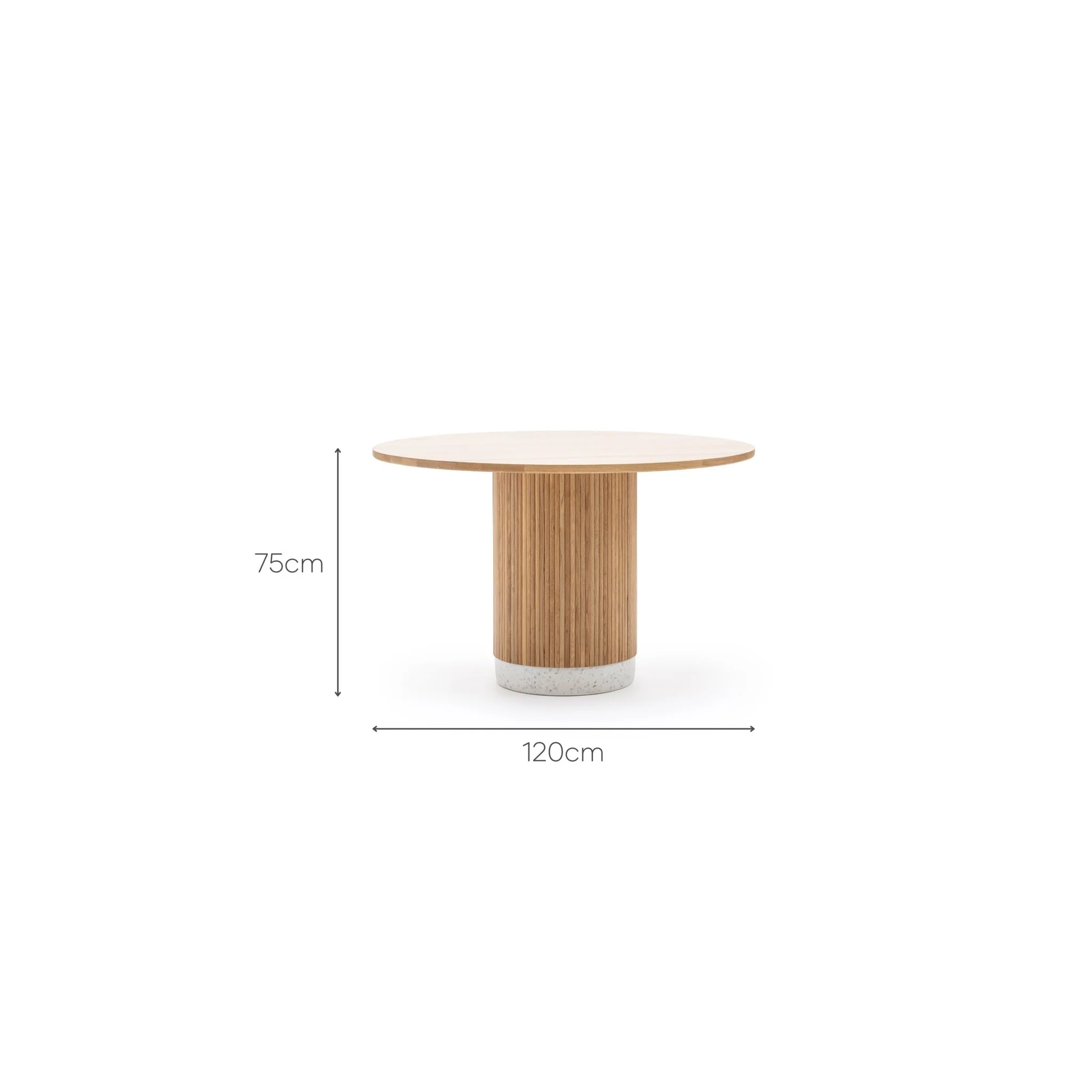Rotunda Dining Table - Light Oak - Image 7