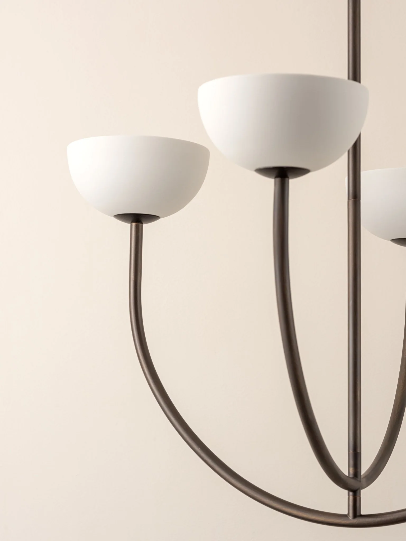 Ruzo - 4 Light Bronze And White Porcelain Ceiling Pendant - Image 4