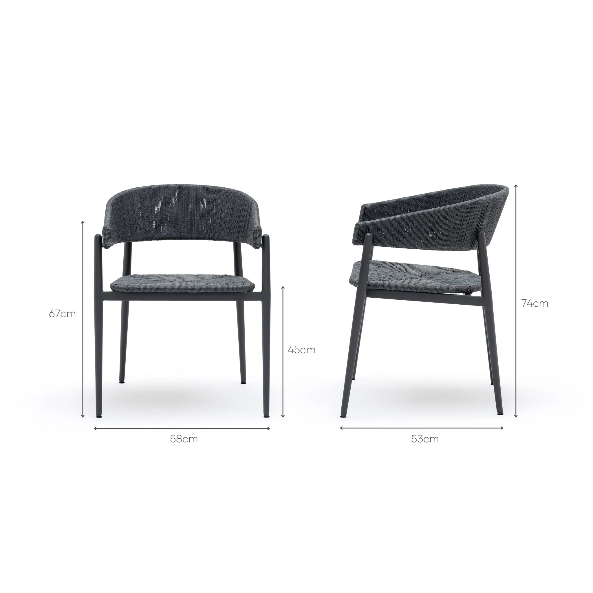 Saba Armchair - Black - Image 13