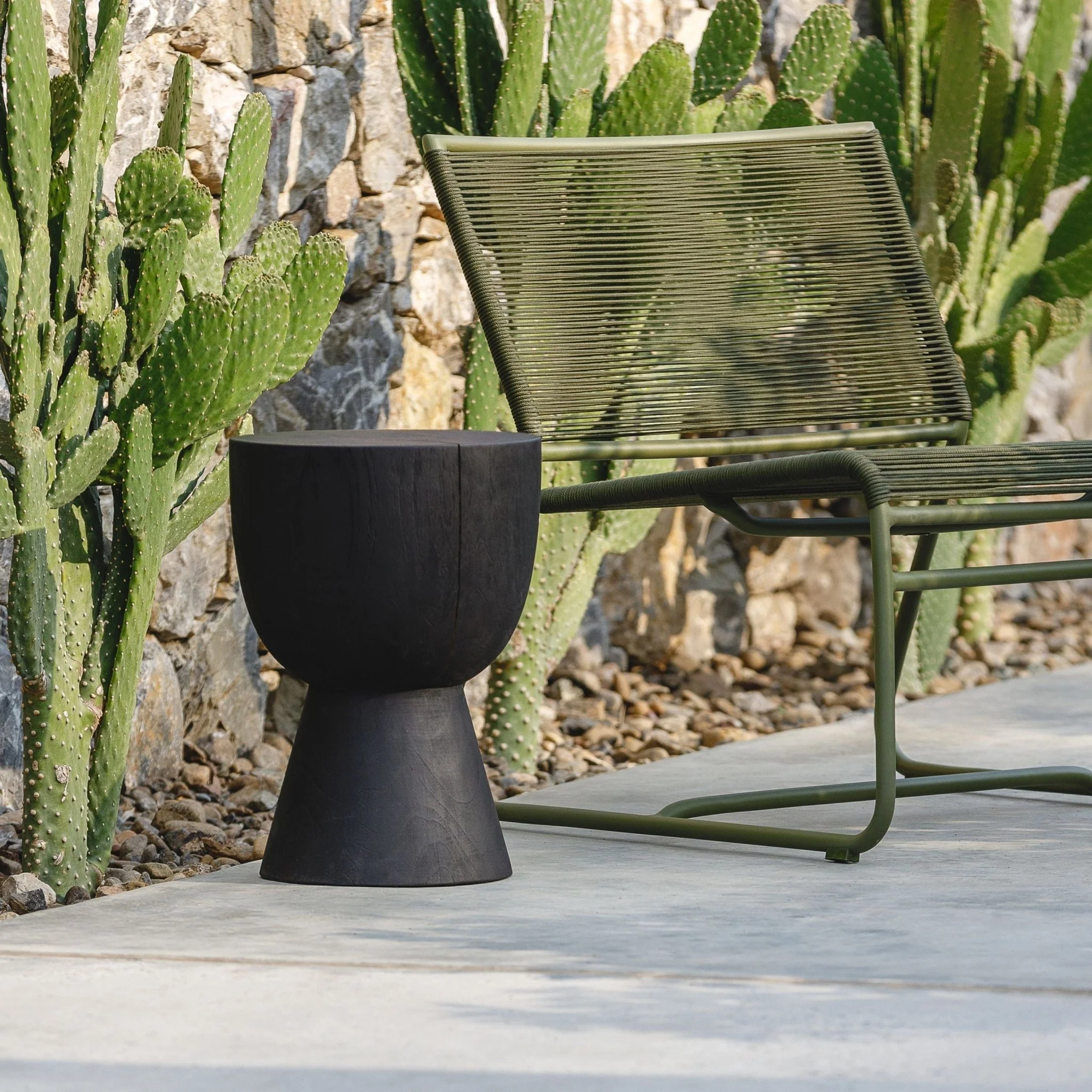 Sacha Stool - Charcoal - Image 2