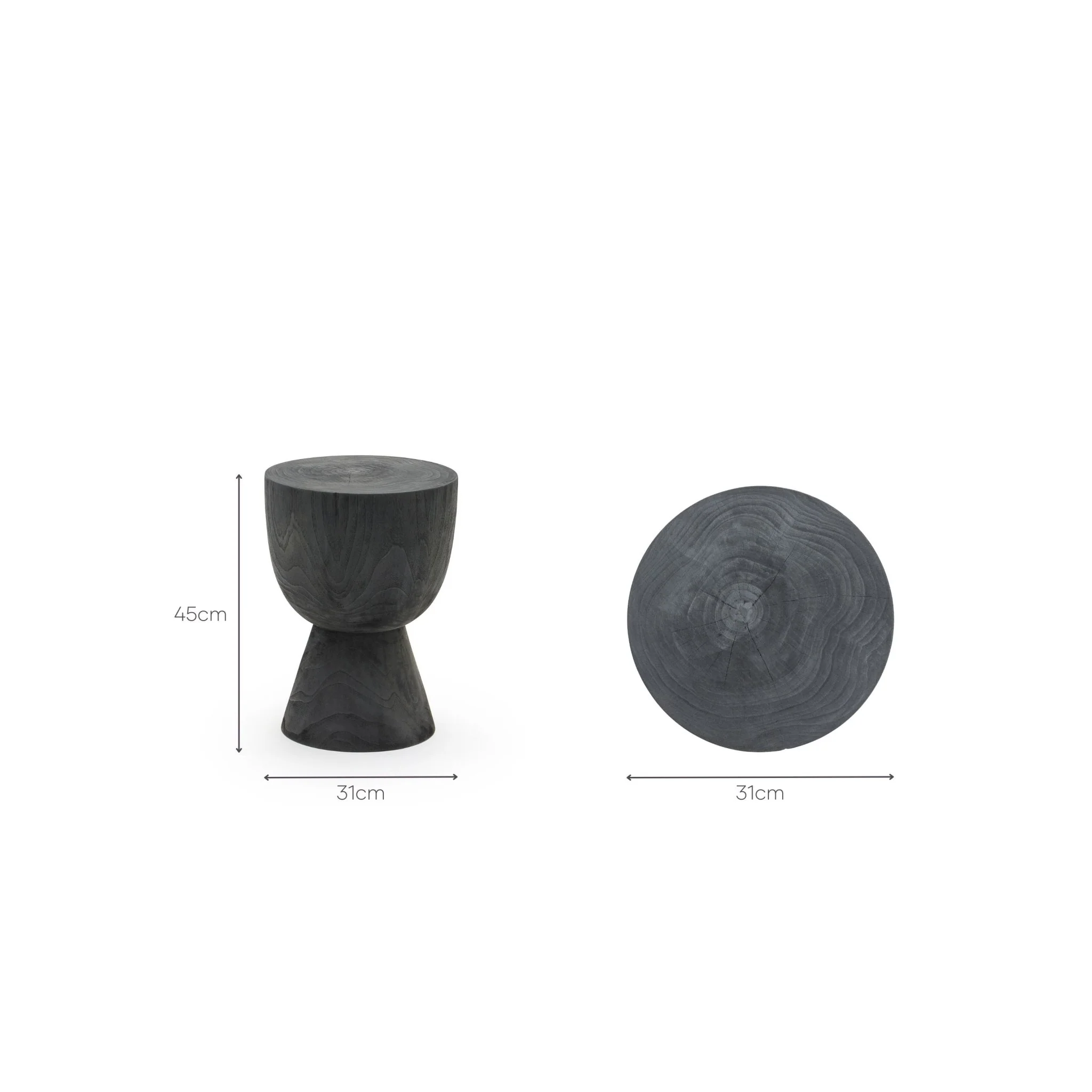 Sacha Stool - Charcoal - Image 9