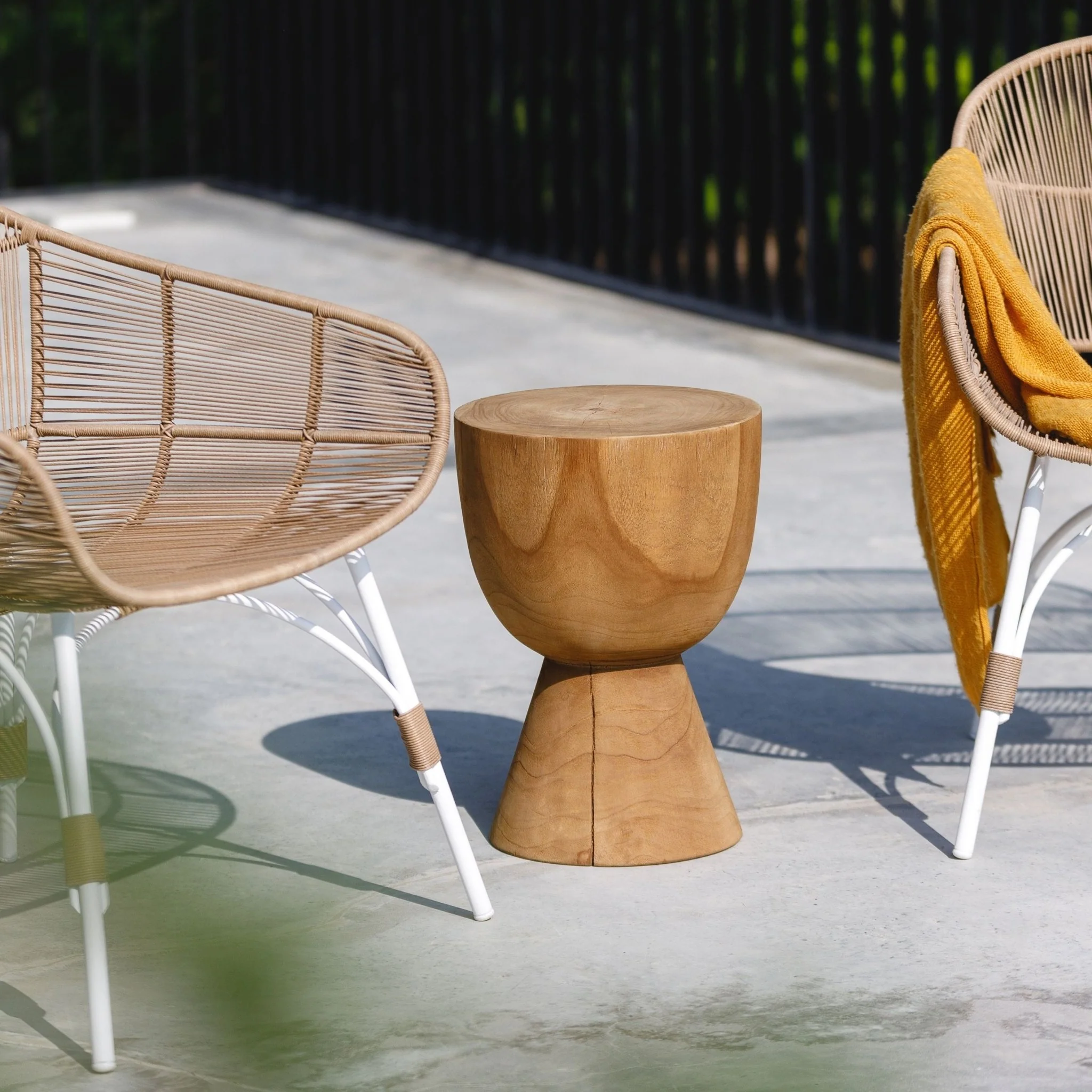 Sacha Stool - Natural - Image 2