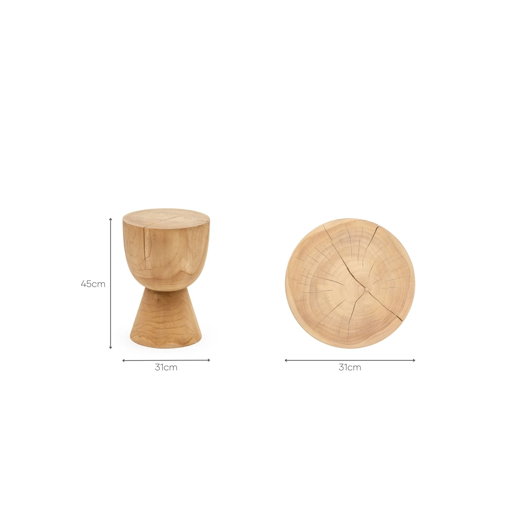 Sacha Stool - Natural - Image 9