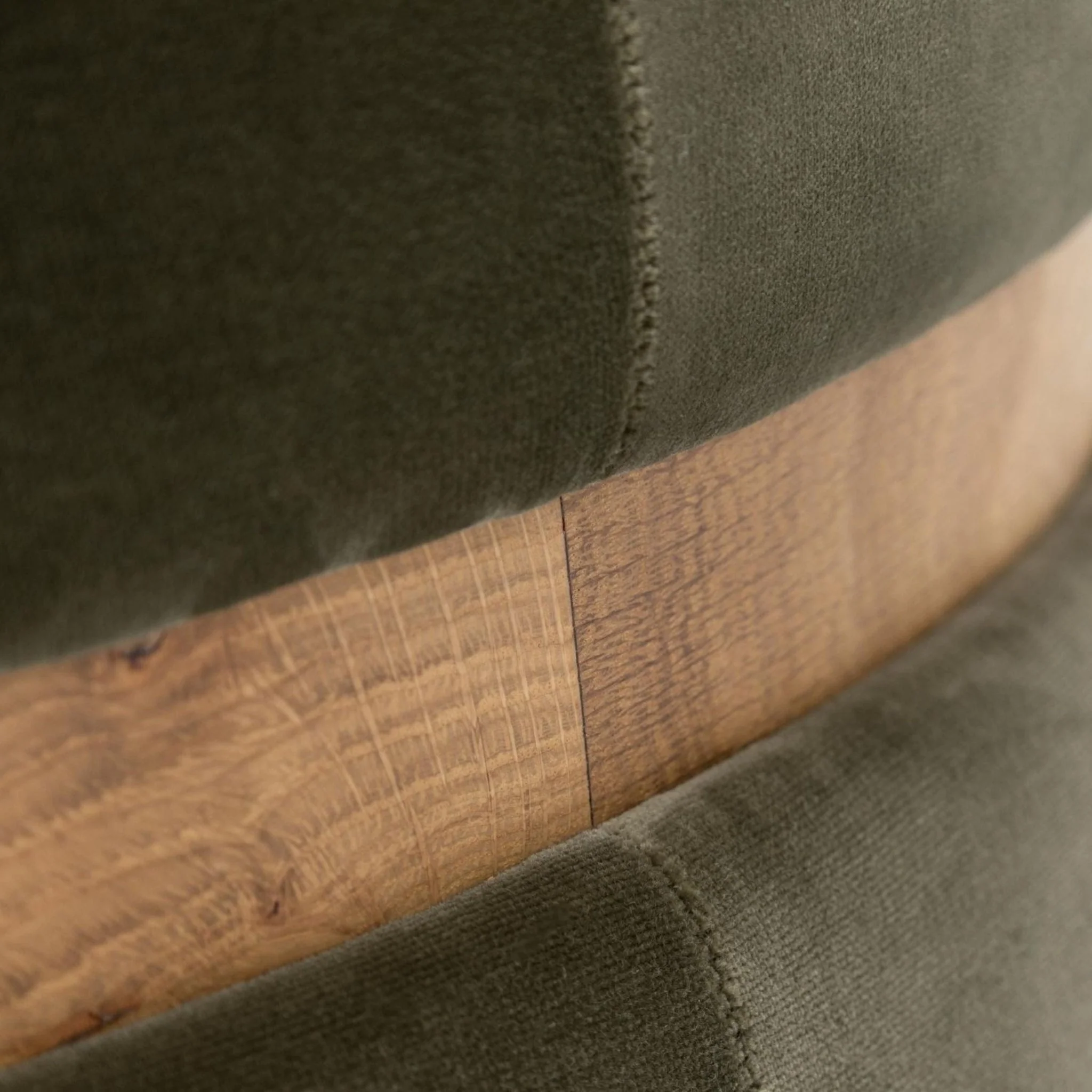 Saga Stool - Conte Sepia Velvet - Image 10