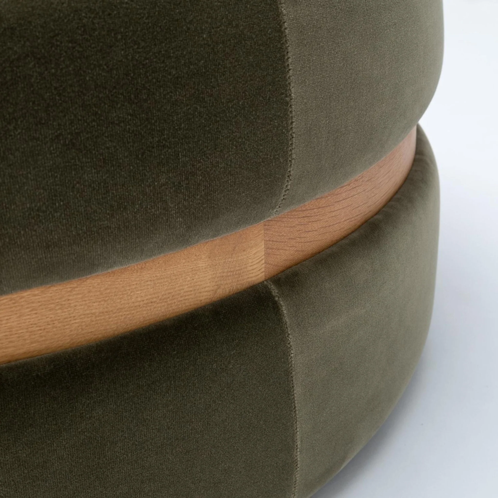 Saga Stool - Conte Sepia Velvet - Image 5