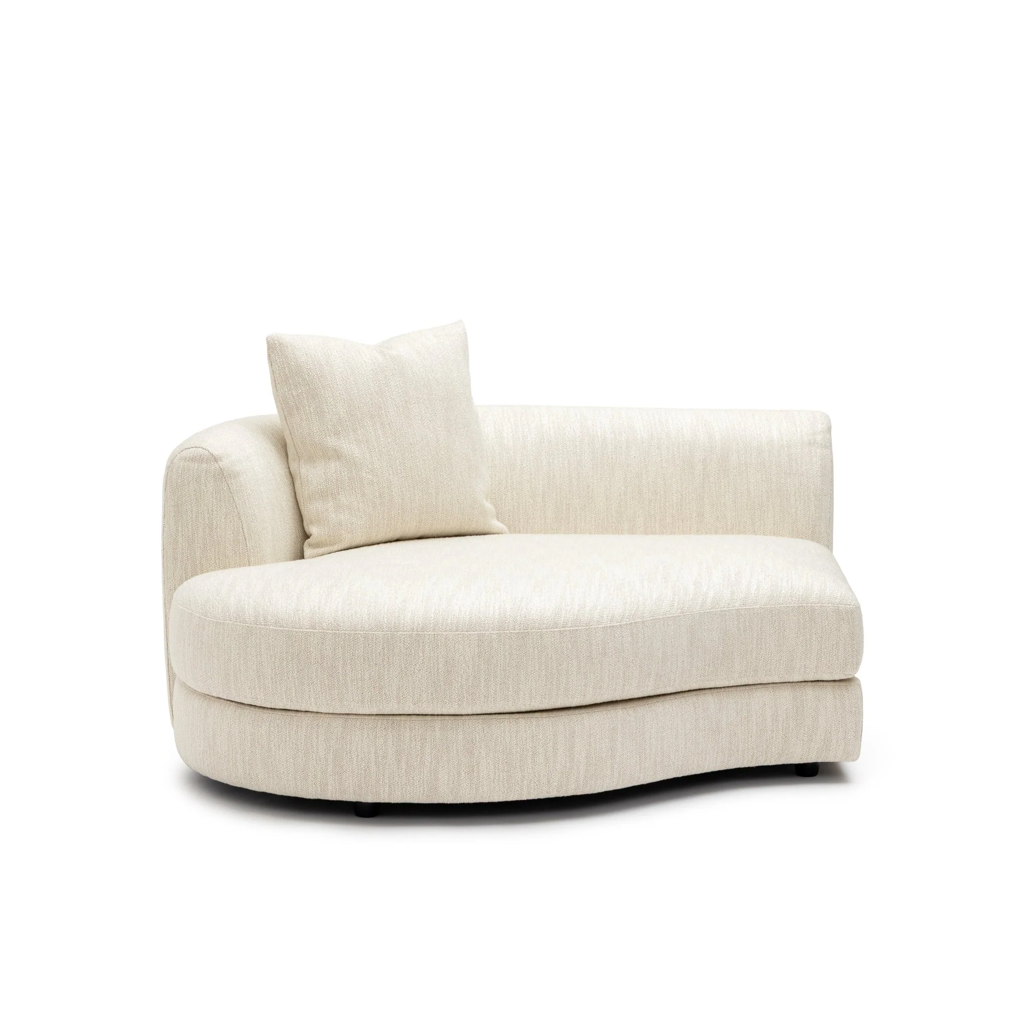 Sandro Left Chaise - Almond