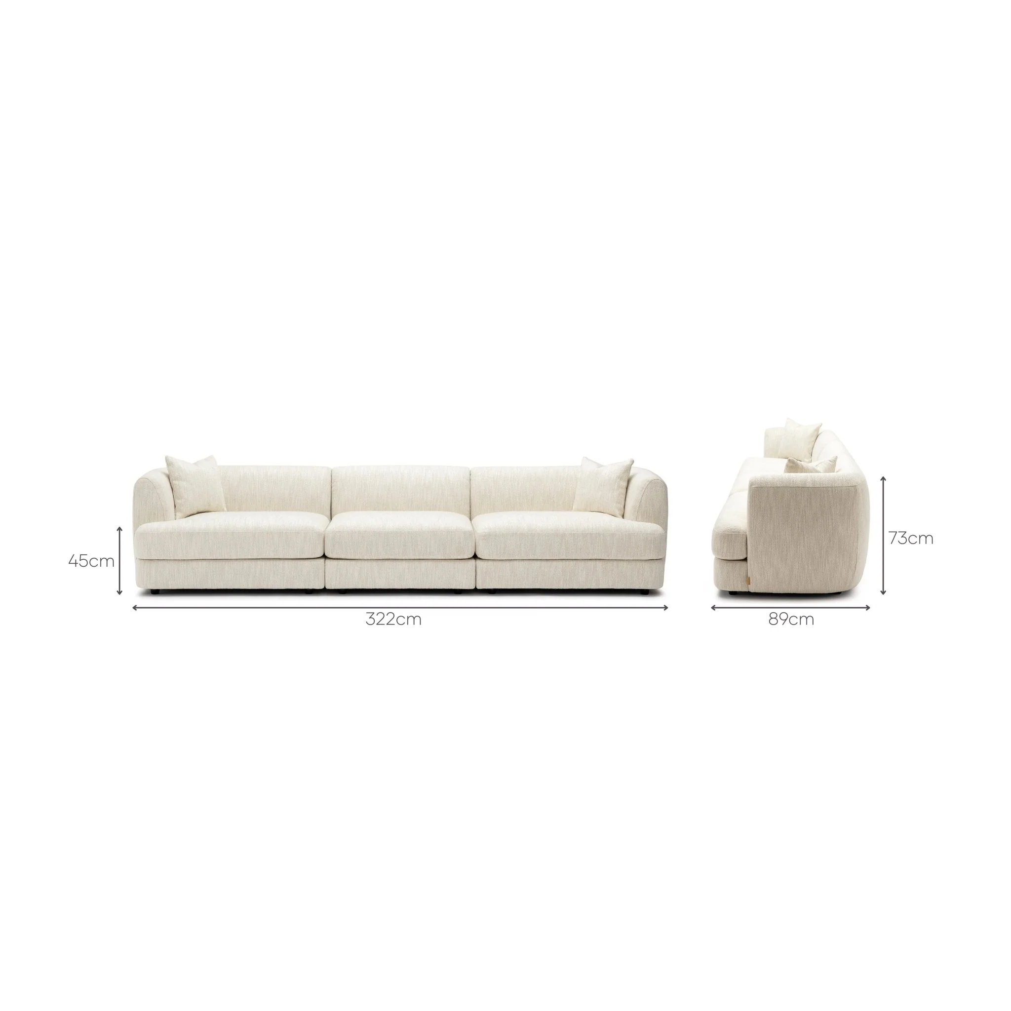 Sandro Sofa - Almond L2 - Image 11