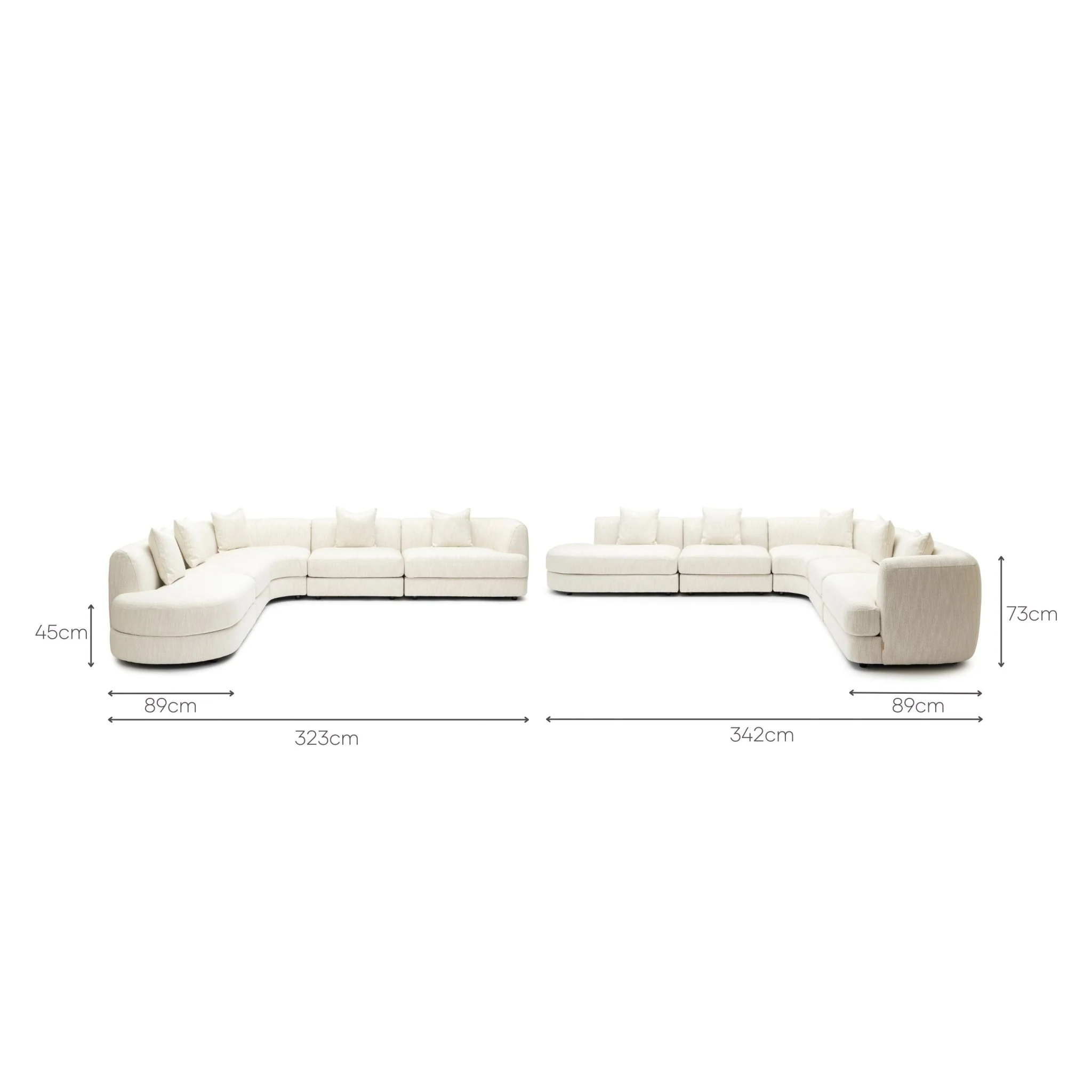 Sandro Sofa - Almond L10 - Image 9