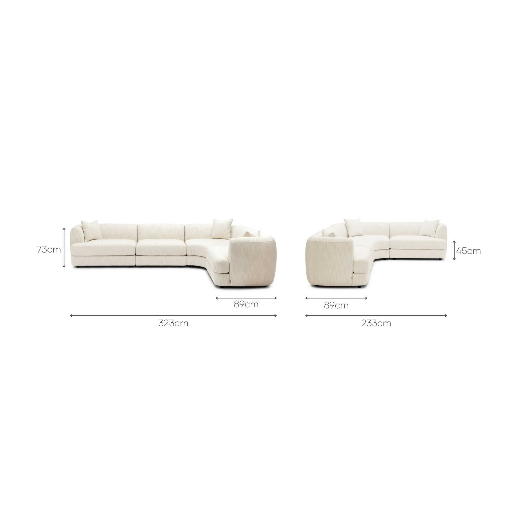 Sandro Sofa - Almond L11 - Image 15