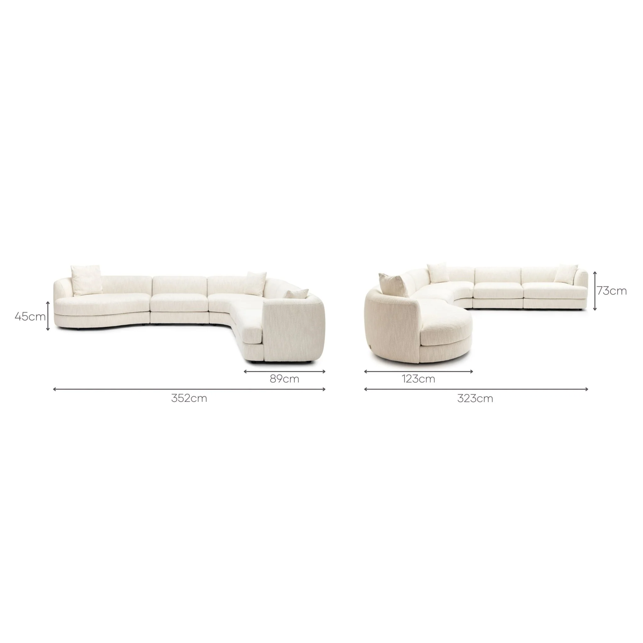 Sandro Sofa - Almond L15 - Image 17