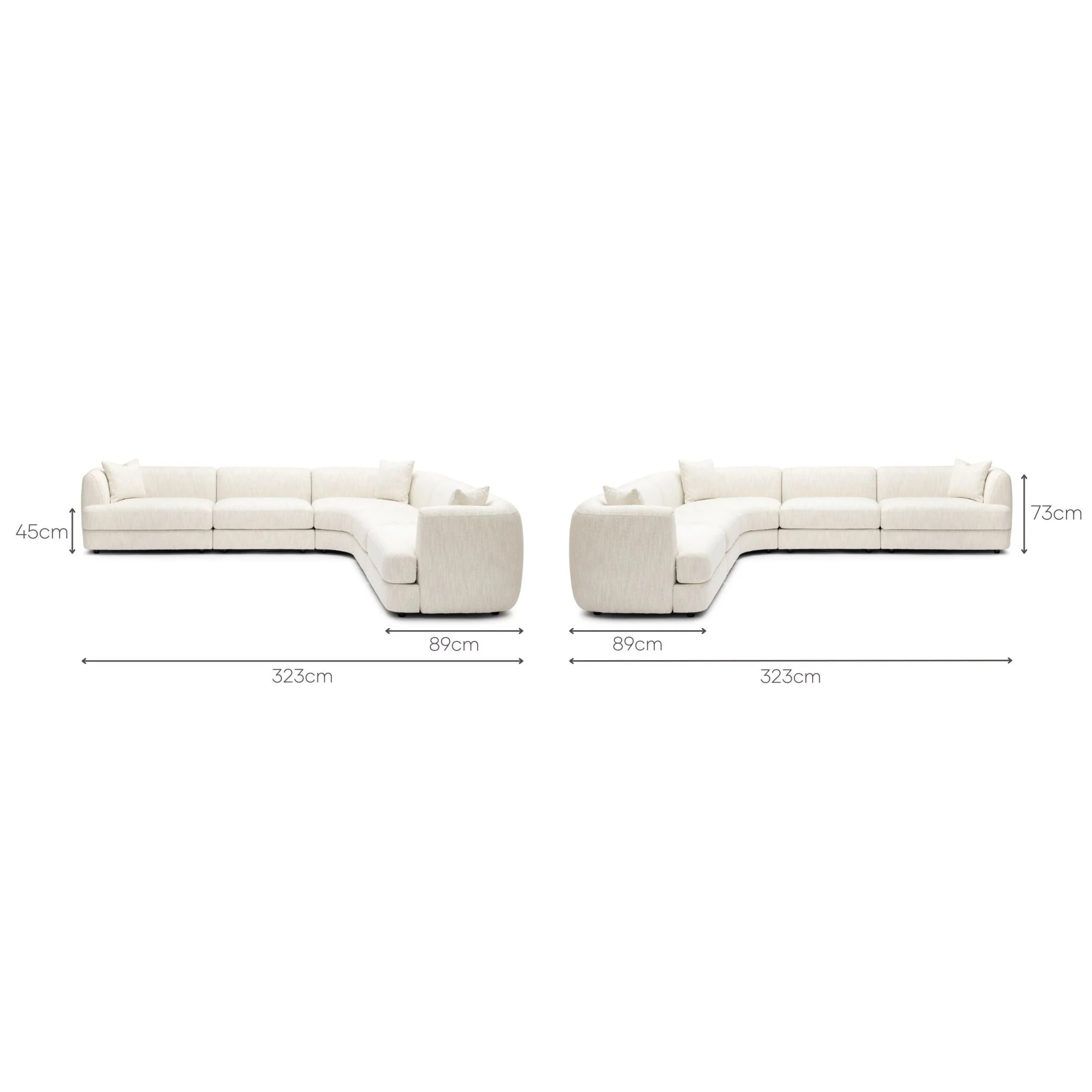 Sandro Sofa - Almond L16 - Image 16