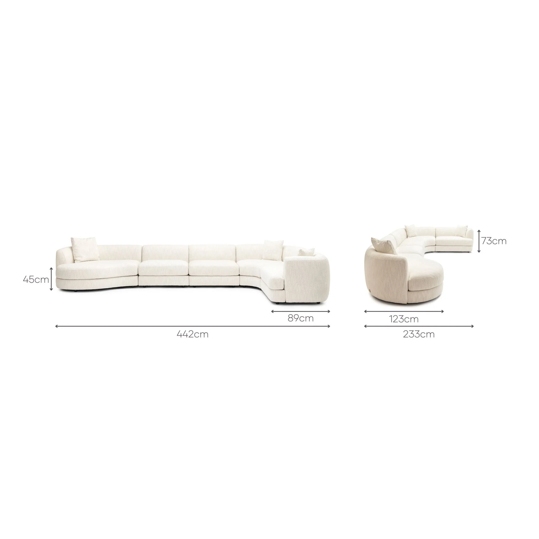 Sandro Sofa - Almond L18 - Image 7