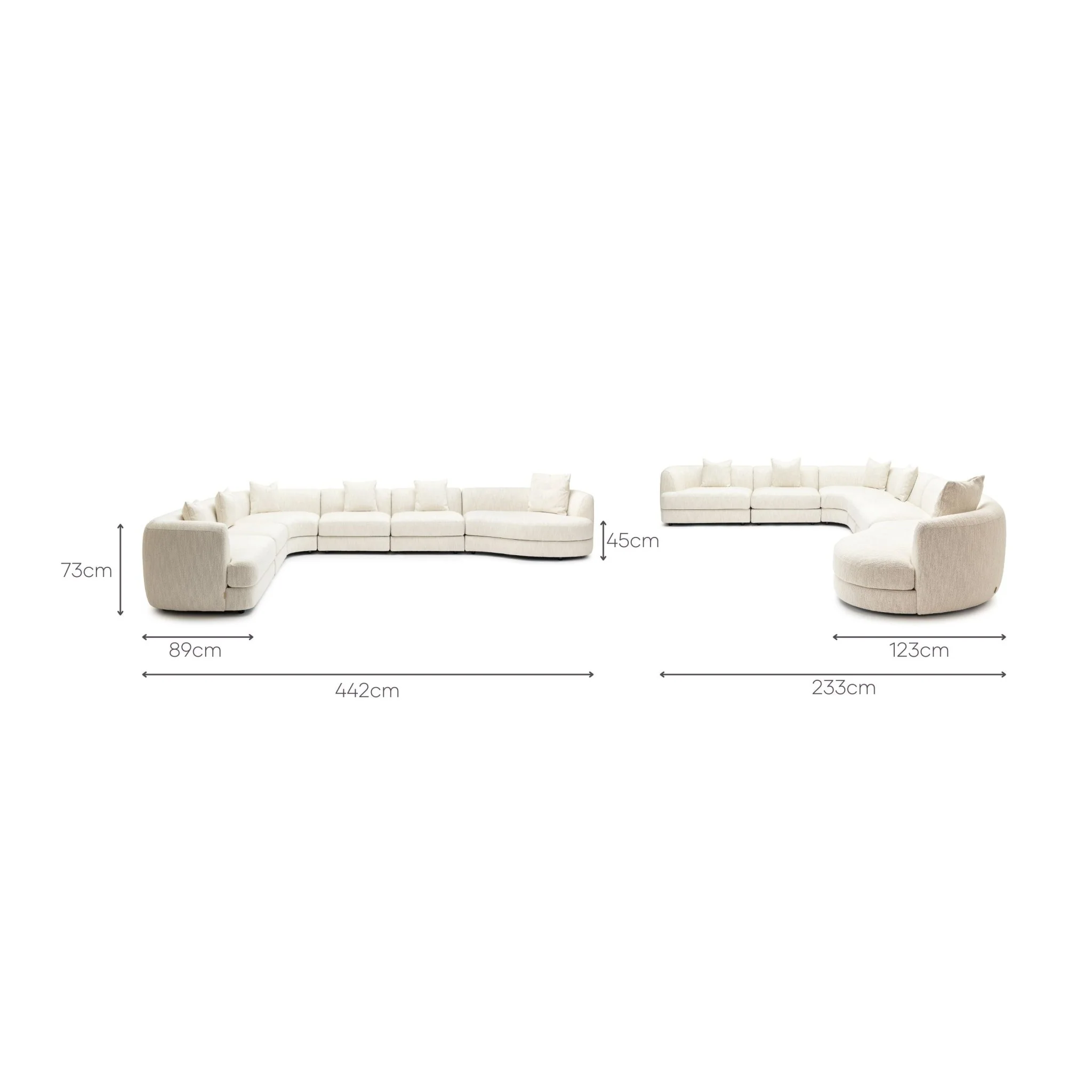 Sandro Sofa - Almond L19 - Image 15