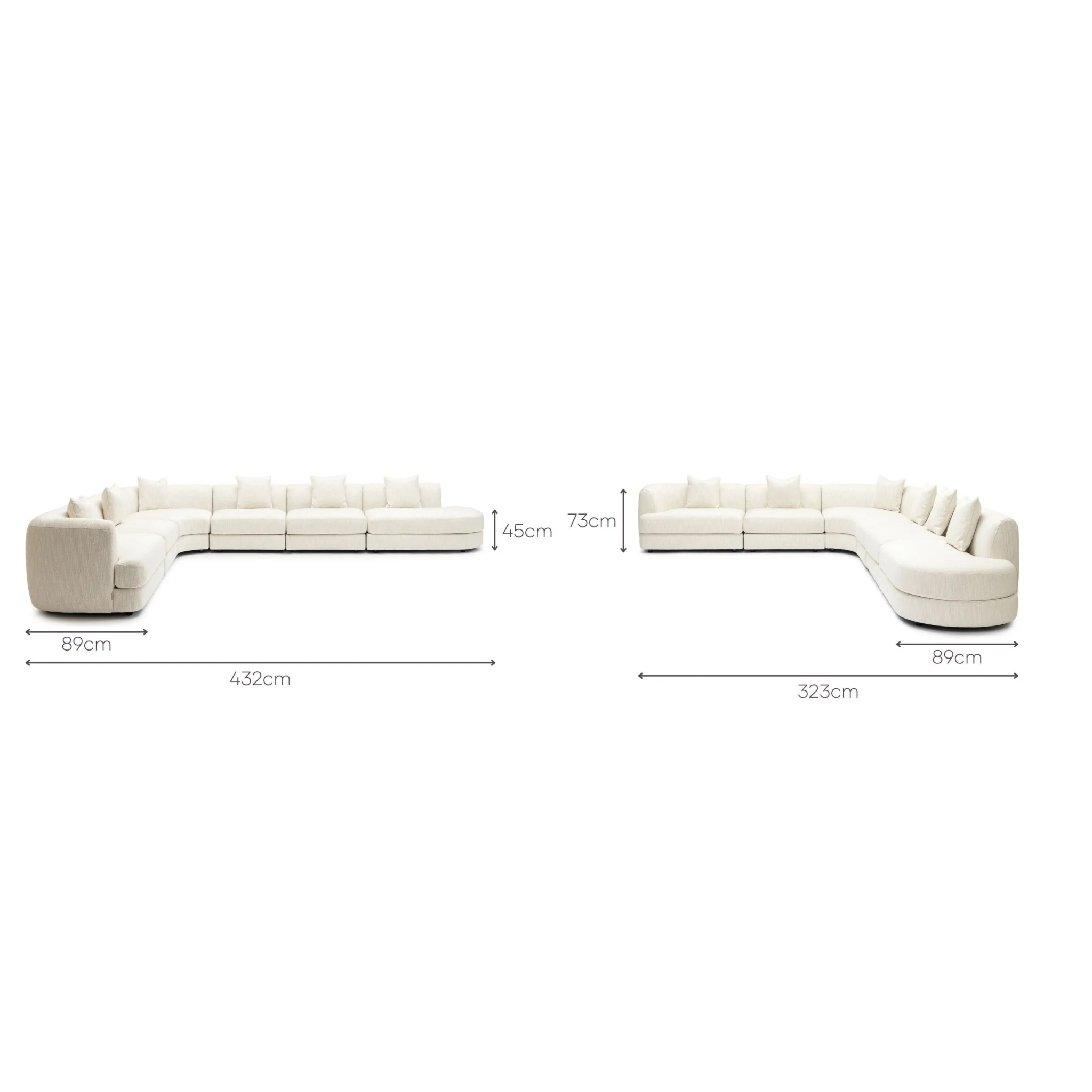 Sandro Sofa - Almond L20 - Image 8