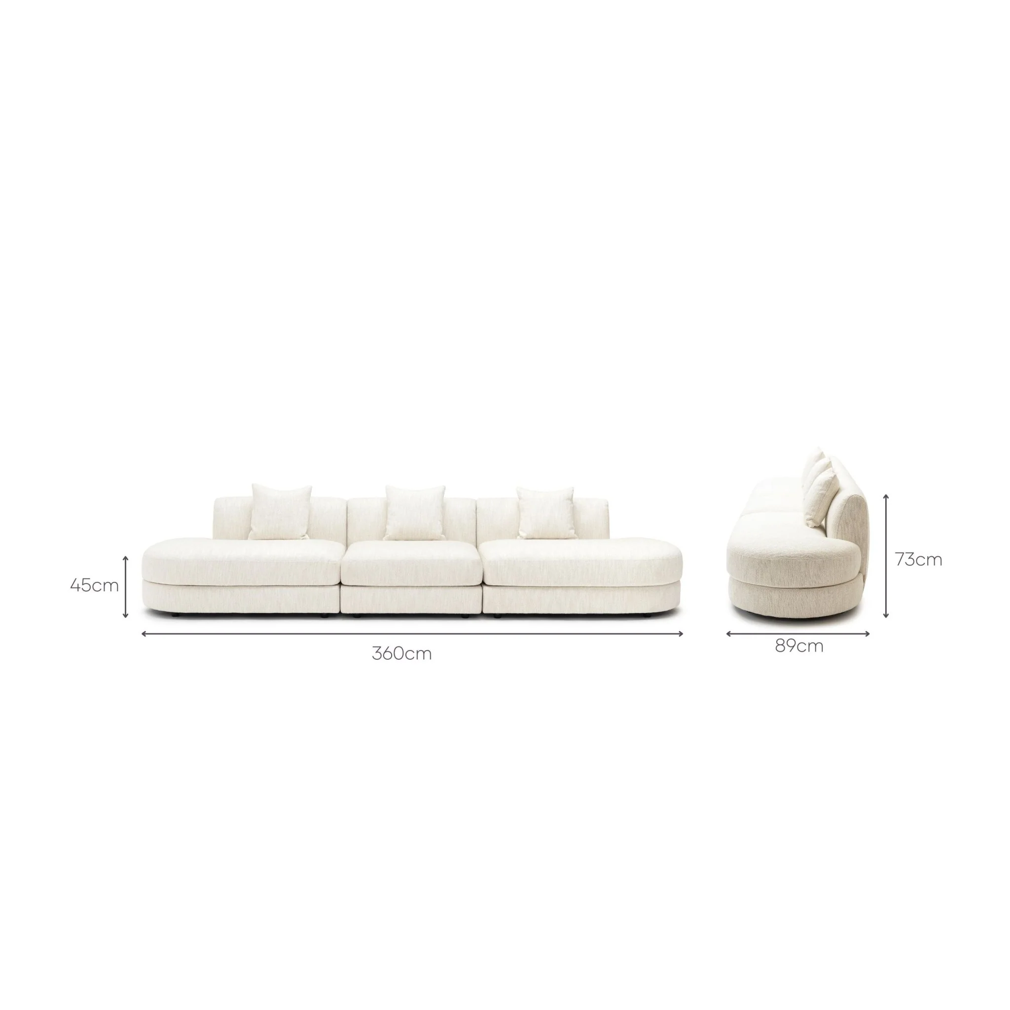 Sandro Sofa - Almond L5 - Image 11