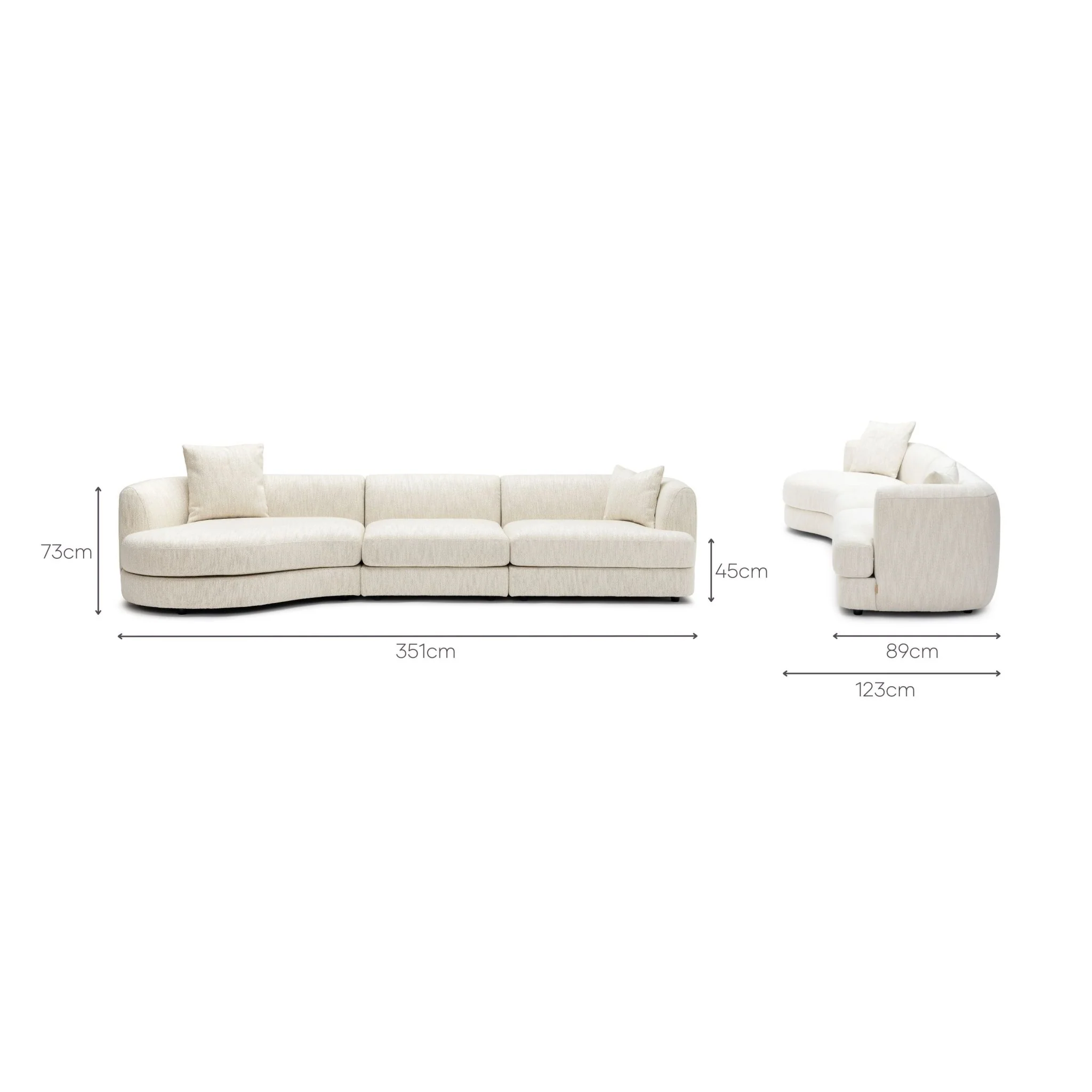 Sandro Sofa - Almond L7 - Image 8
