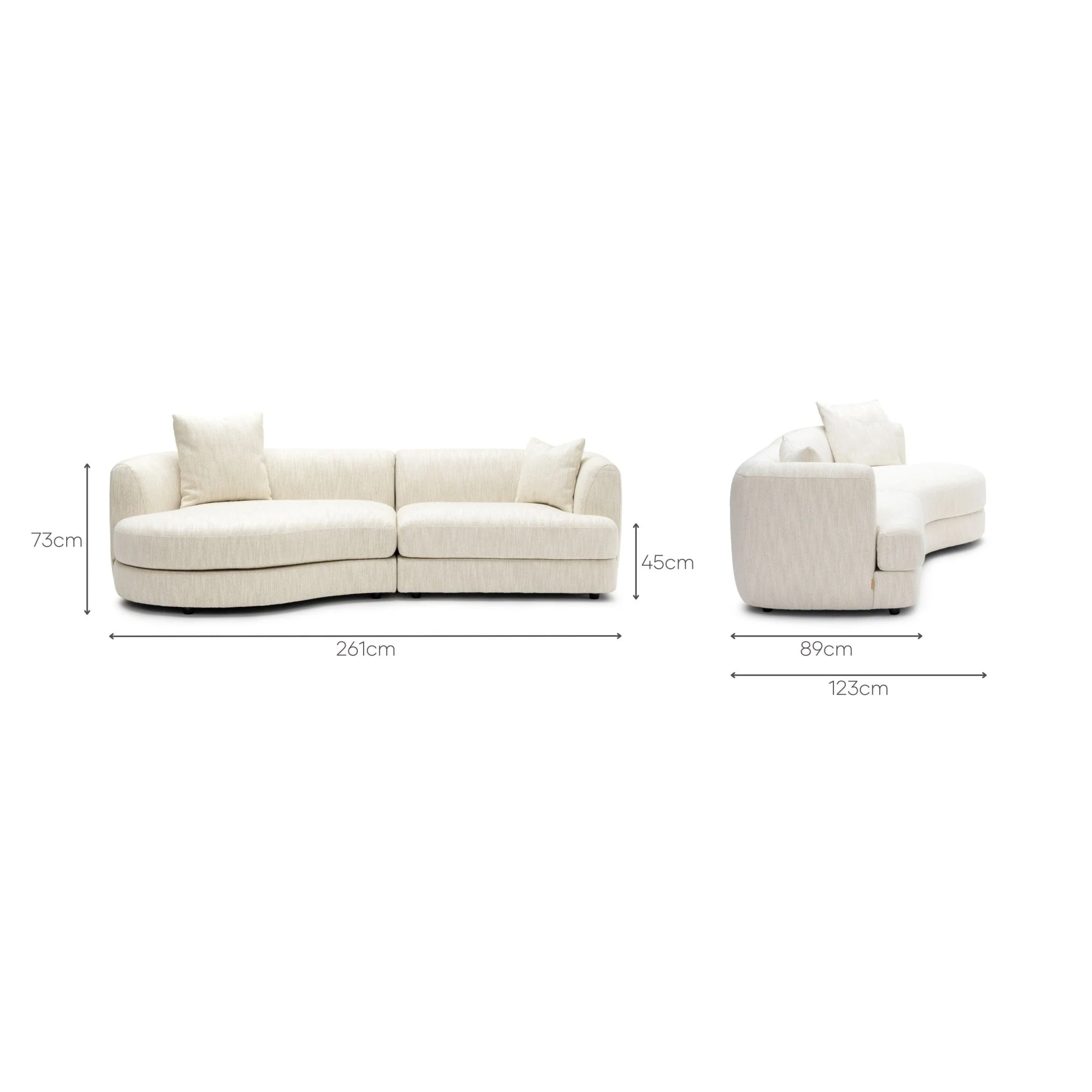 Sandro Sofa - Almond L8 - Image 8