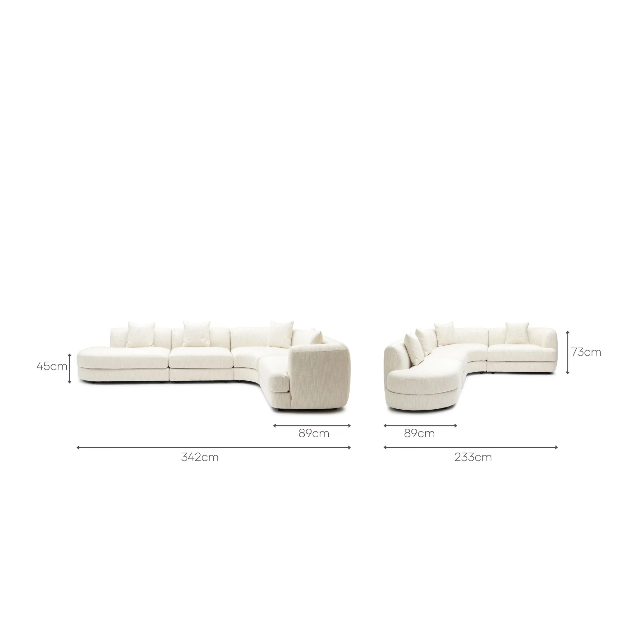 Sandro Sofa - Almond L9 - Image 16