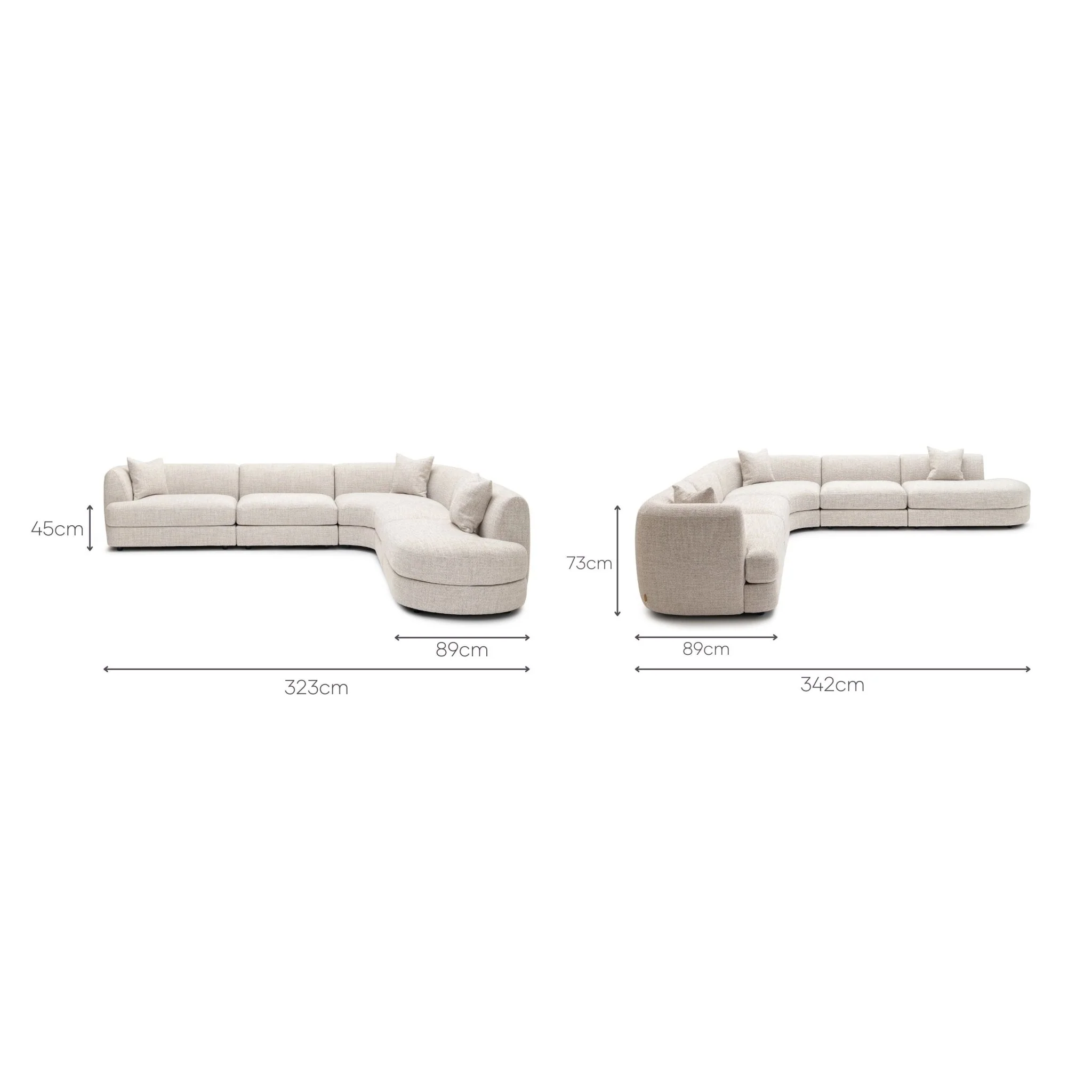 Sandro Sofa - Fog L10 - Image 17