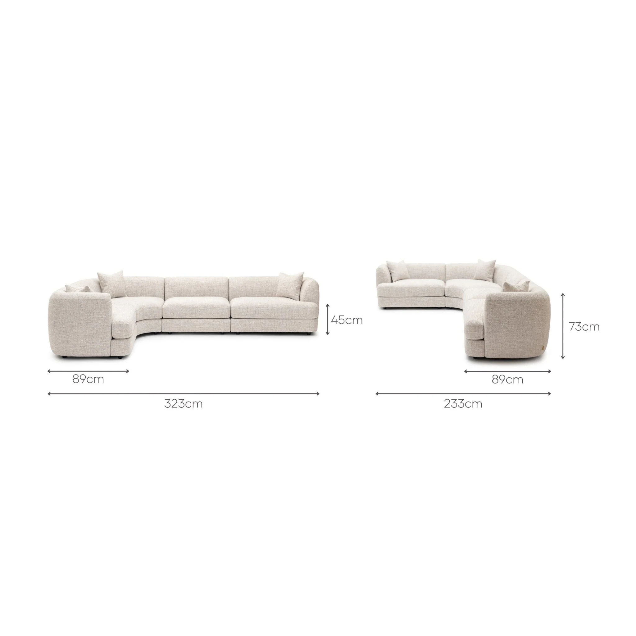 Sandro Sofa - Fog L11 - Image 19