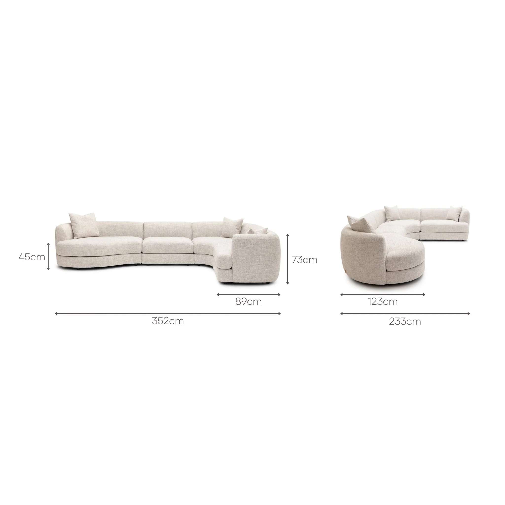 Sandro Sofa - Fog L14 - Image 10