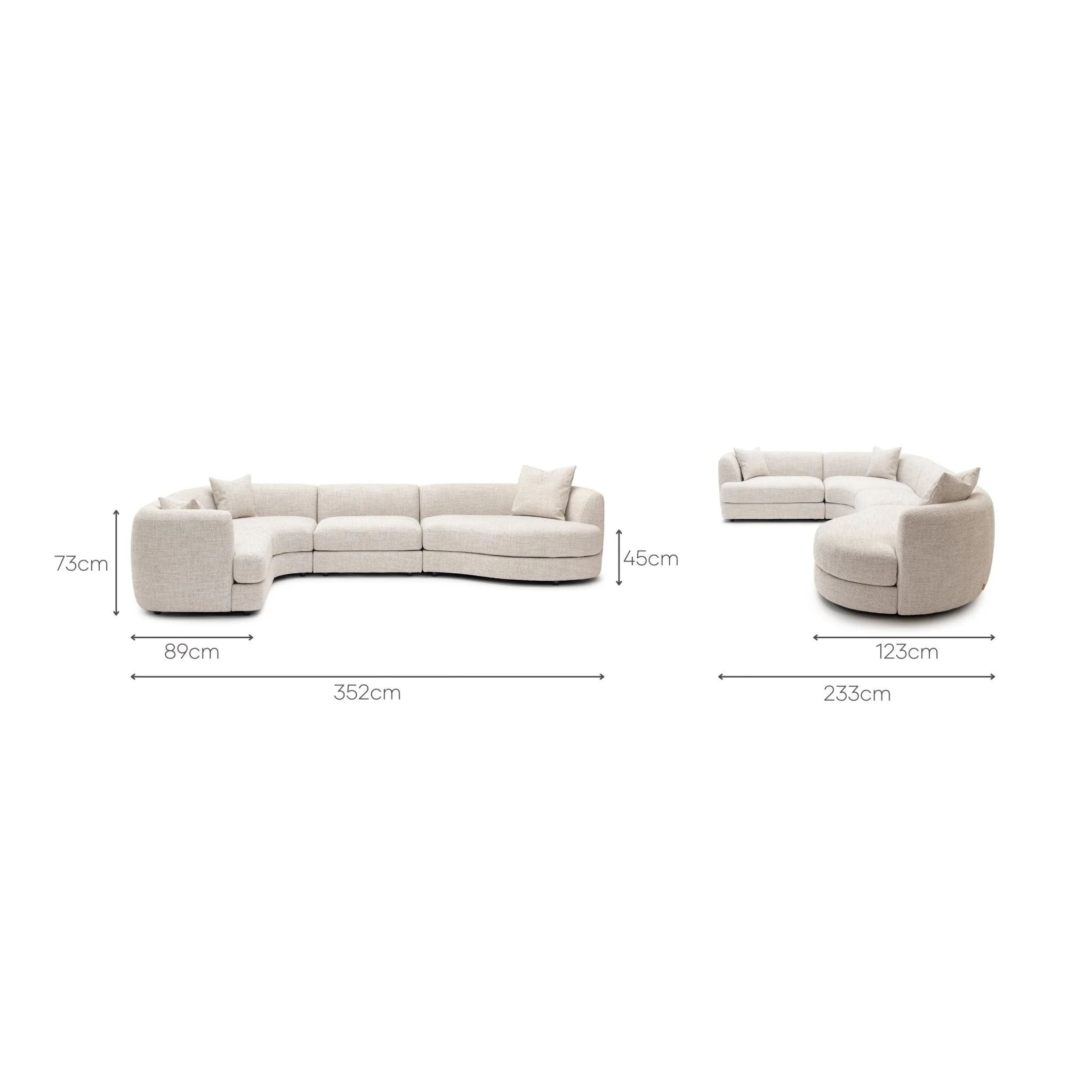 Sandro Sofa - Fog L14 - Image 19