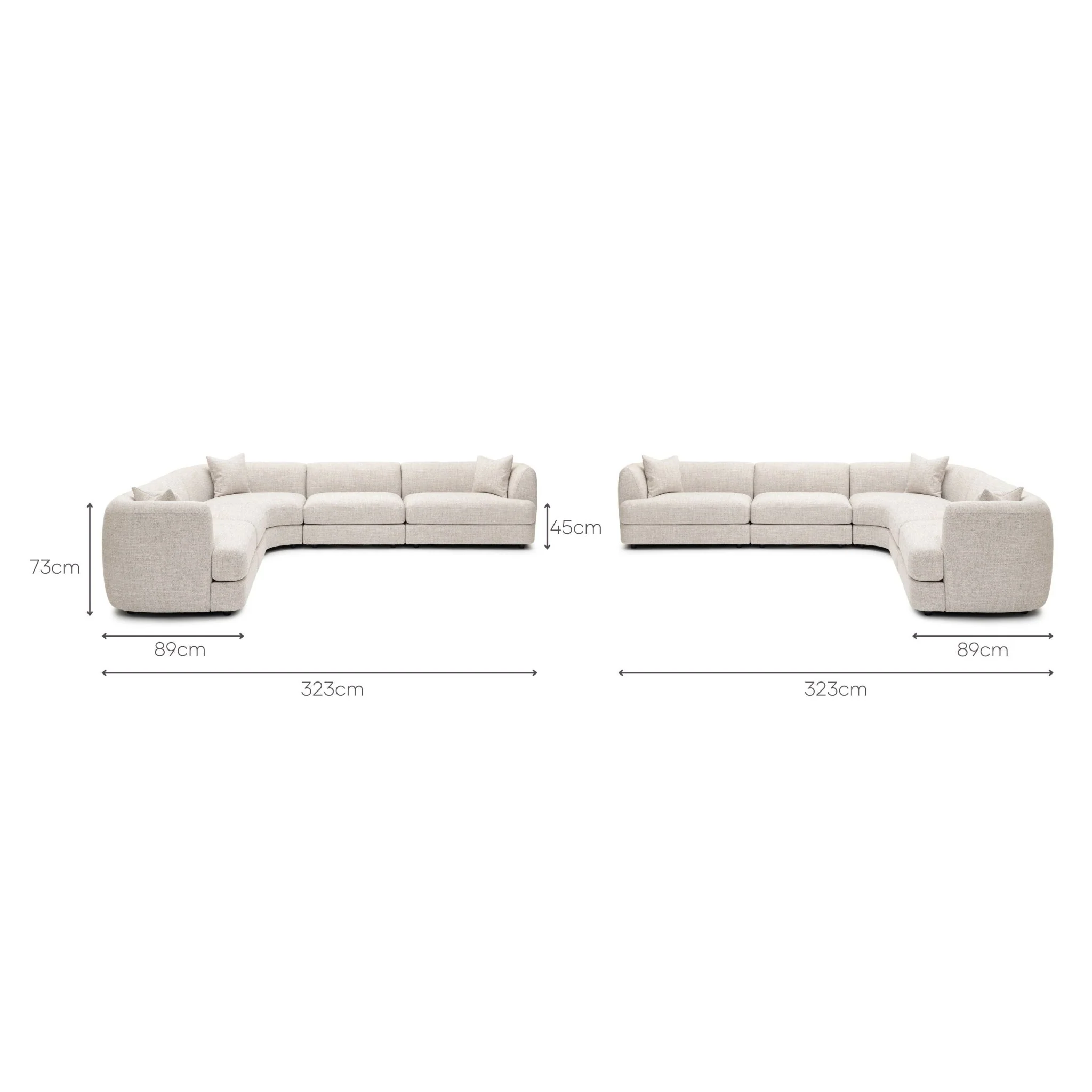 Sandro Sofa - Fog L16 - Image 17