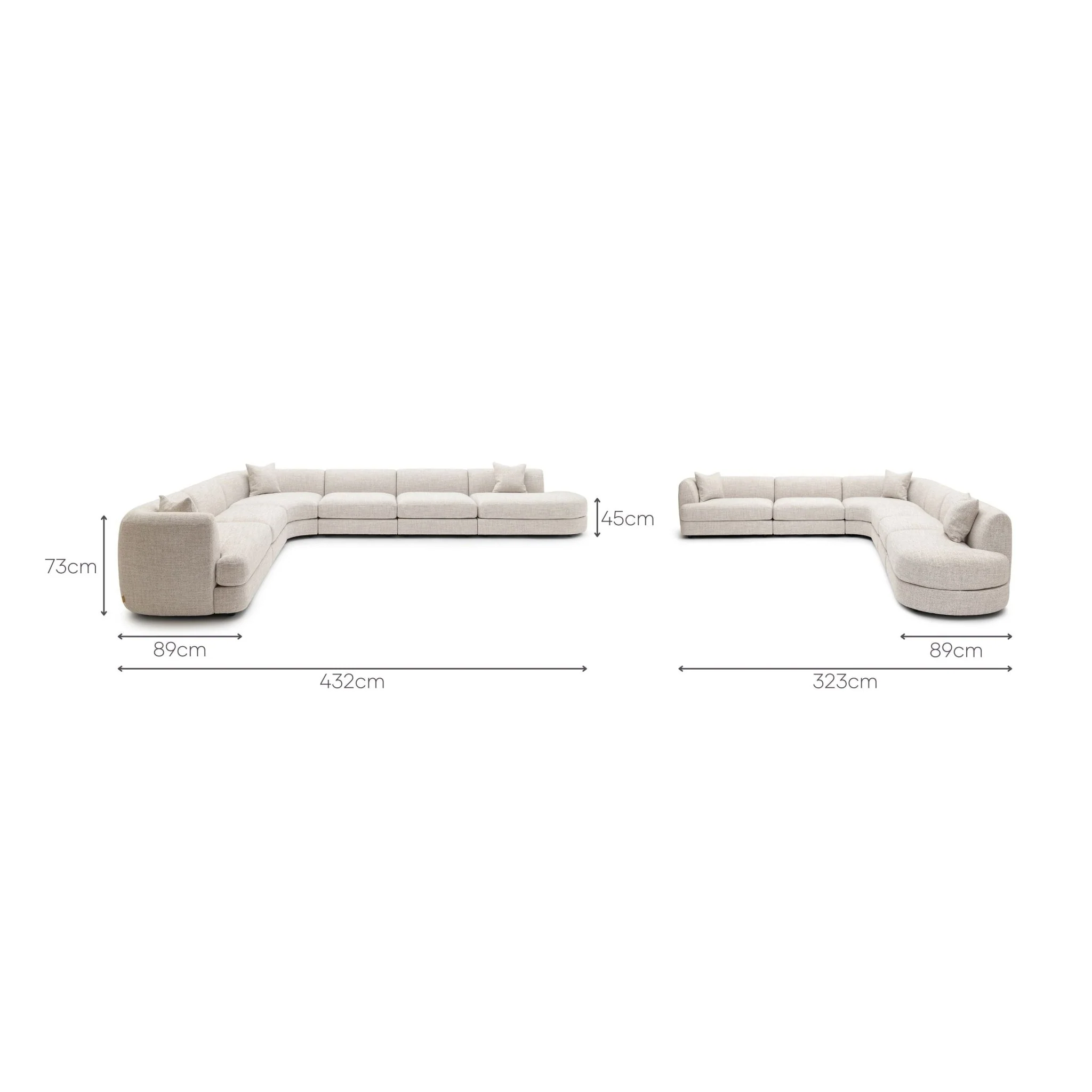 Sandro Sofa - Fog L20 - Image 17