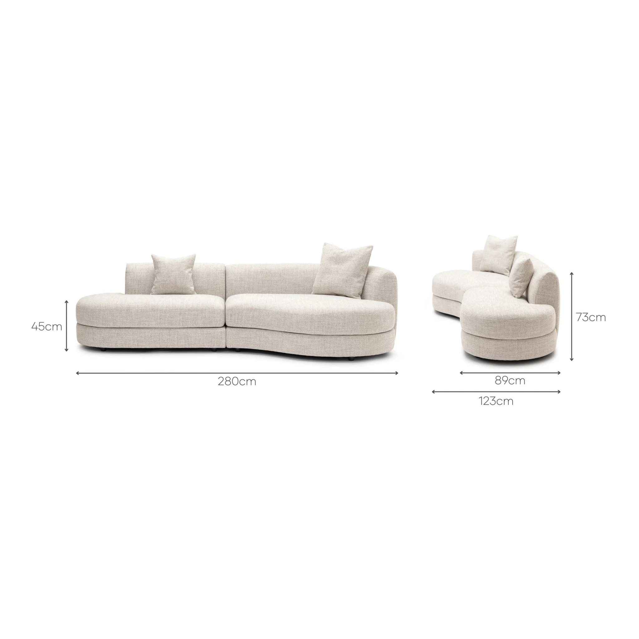 Sandro Sofa - Fog L21 - Image 17