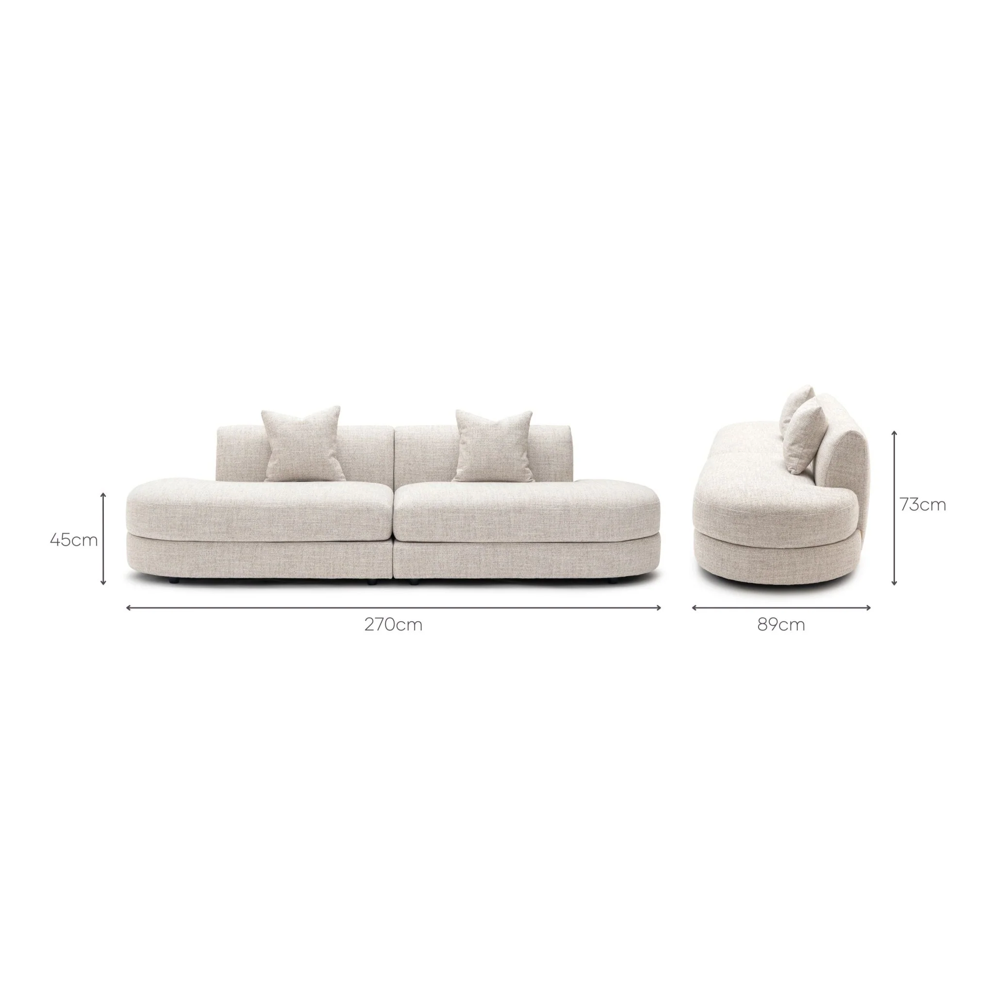 Sandro Sofa - Fog L4 - Image 11