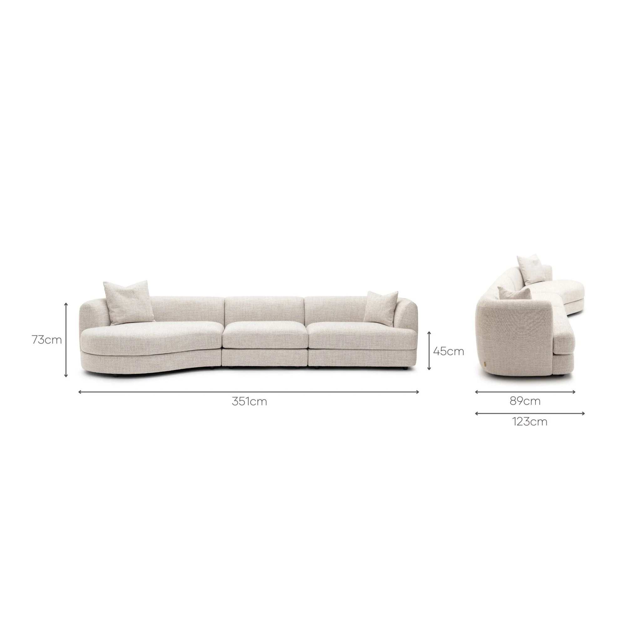 Sandro Sofa - Fog L7 - Image 10