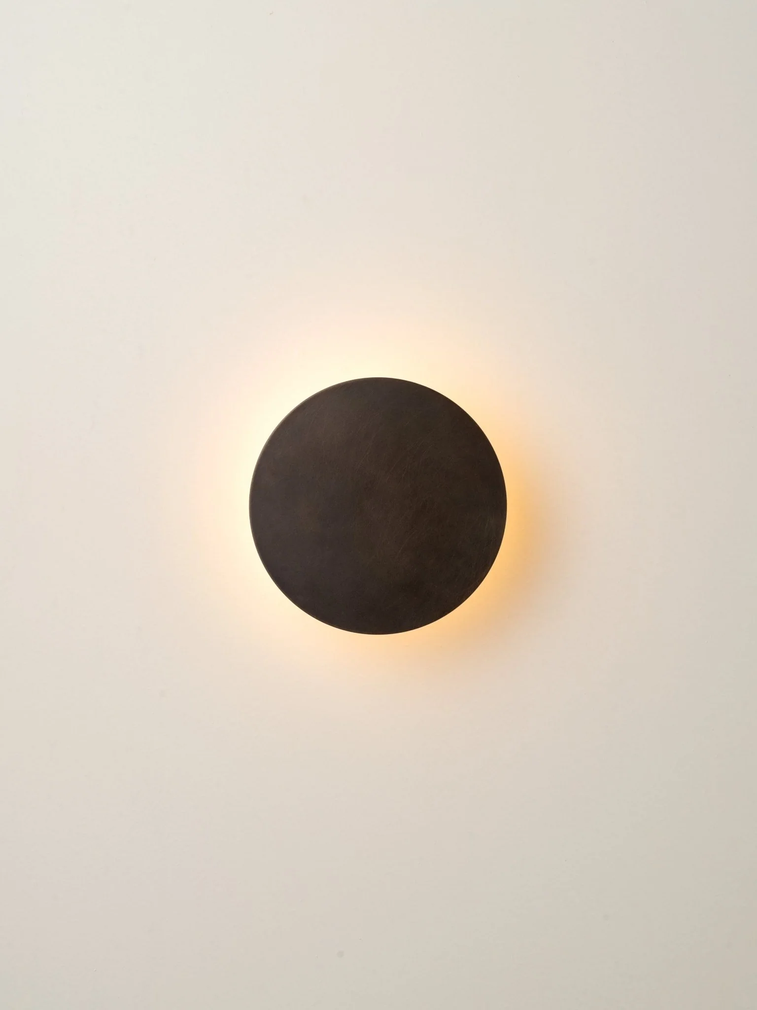 Santi - Led Adjustable Bronze Disc Wall Light - Image 2