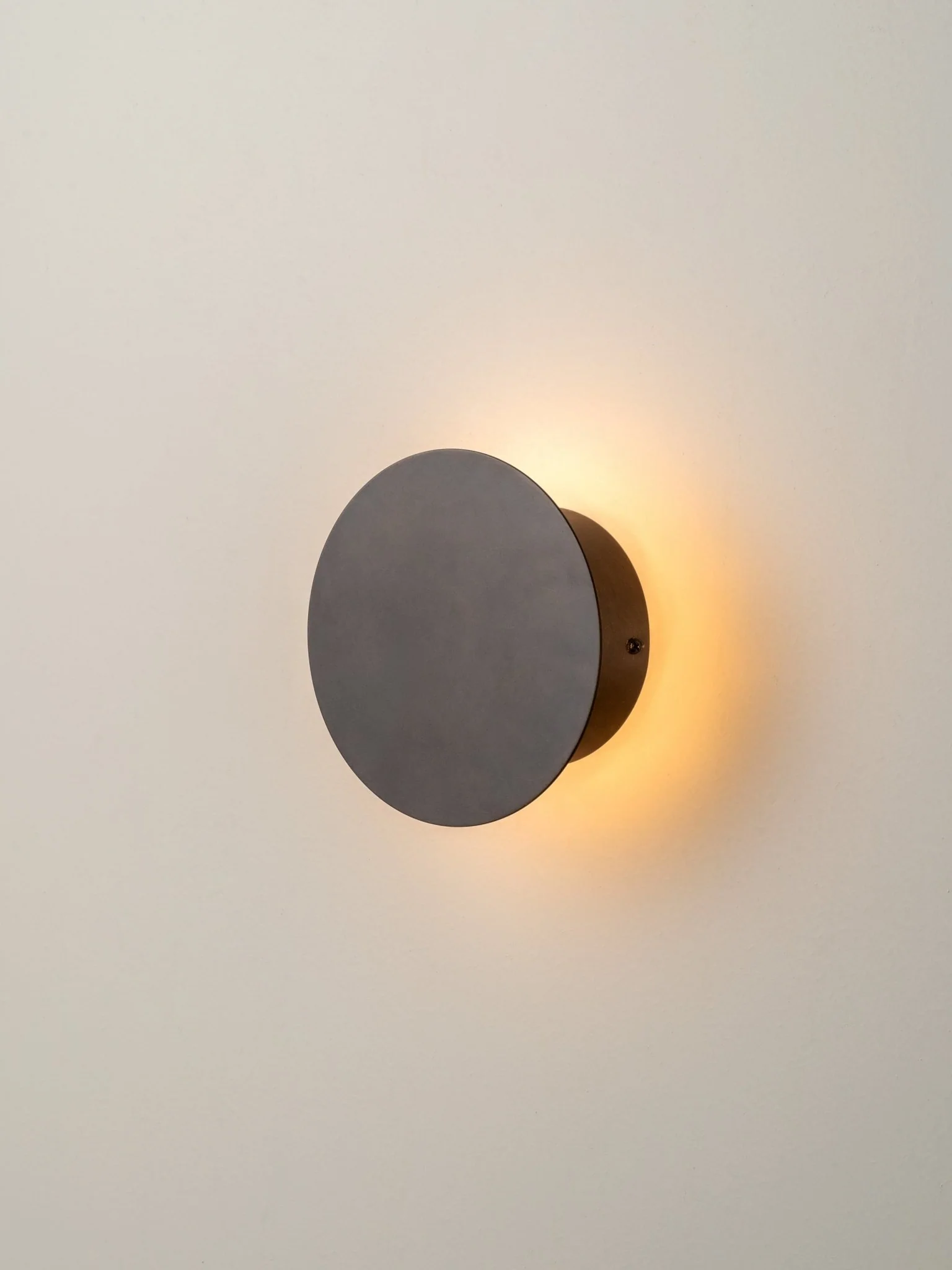 Santi - Led Adjustable Bronze Disc Wall Light - Image 3