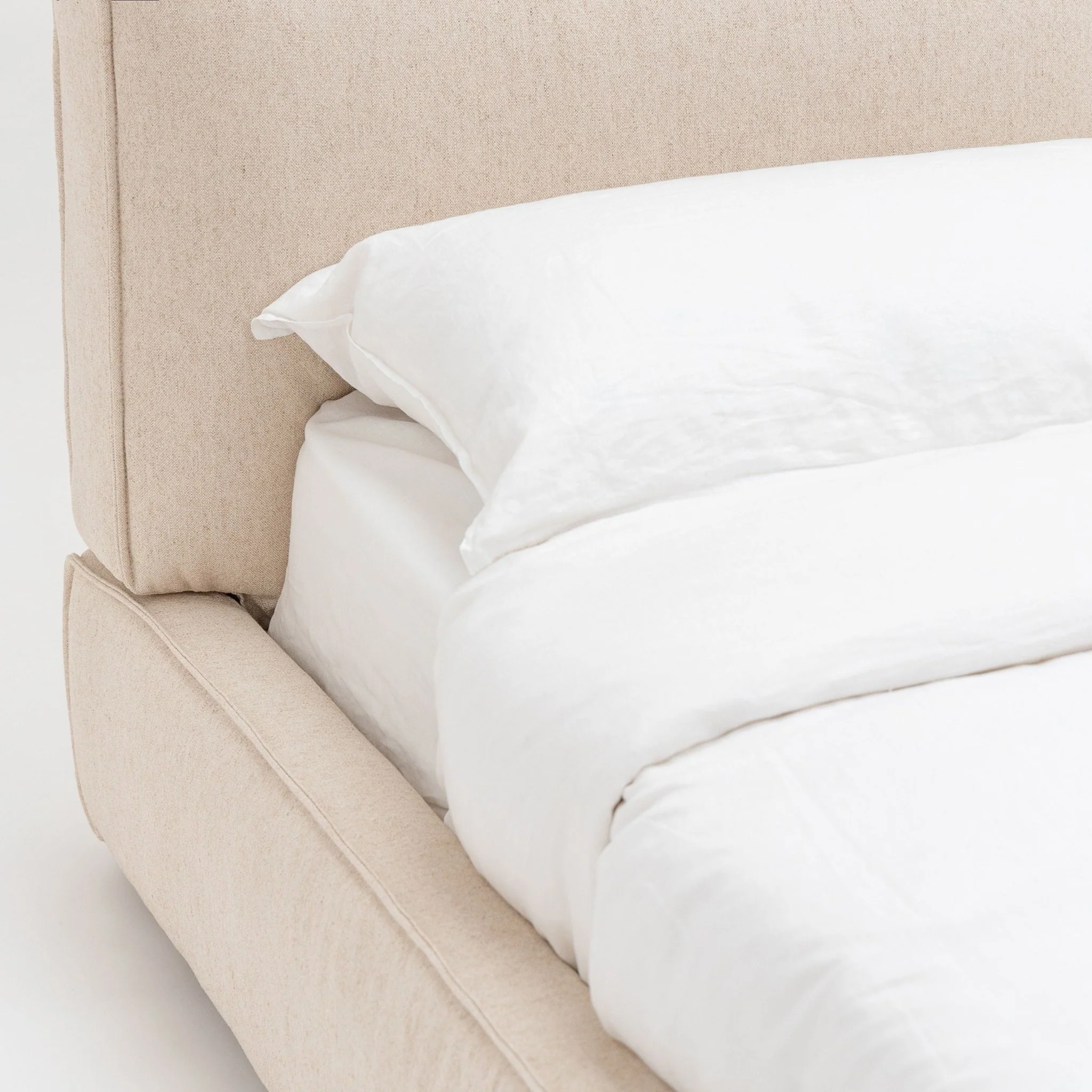 Santorini Standard Bed - Beige - Image 4